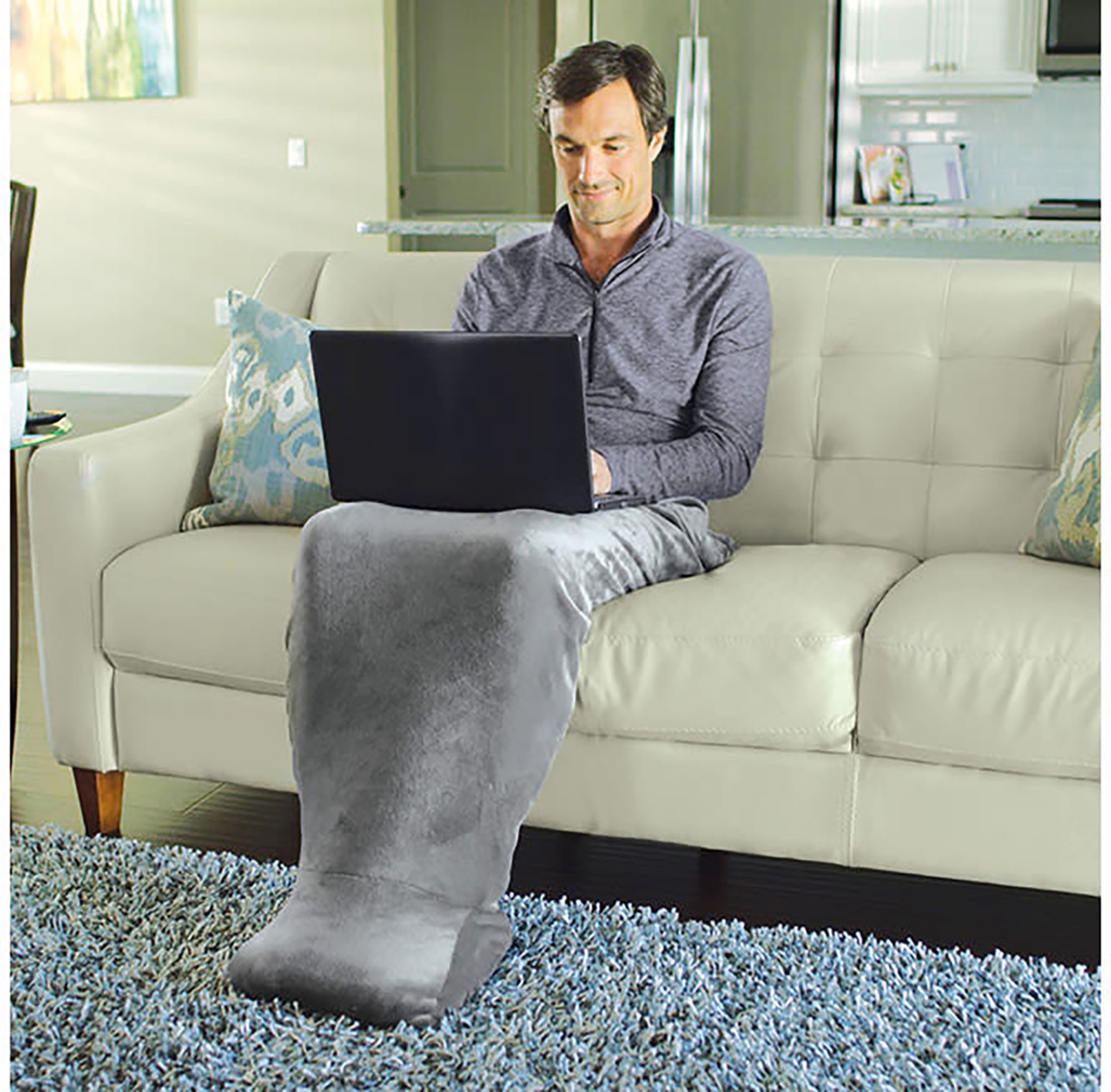 Sharper Image Calming Cozy Massaging Heat Wrap