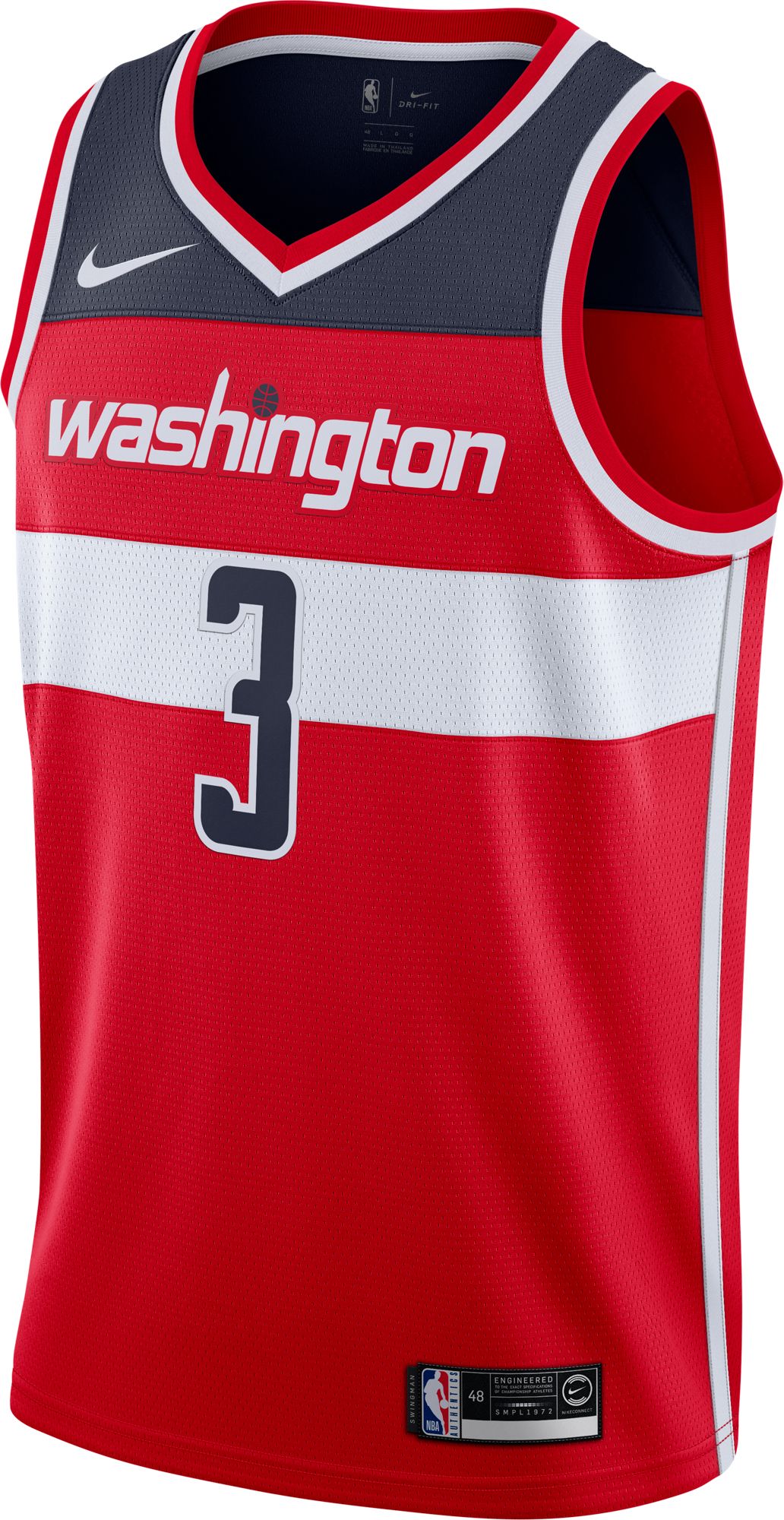 Nike Men's Washington Wizards Bradley Beal #3 Red Dri-FIT Swingman Jersey product image