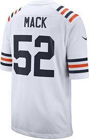 Limited Men's Khalil Mack Silver Jersey - #52 Football Chicago