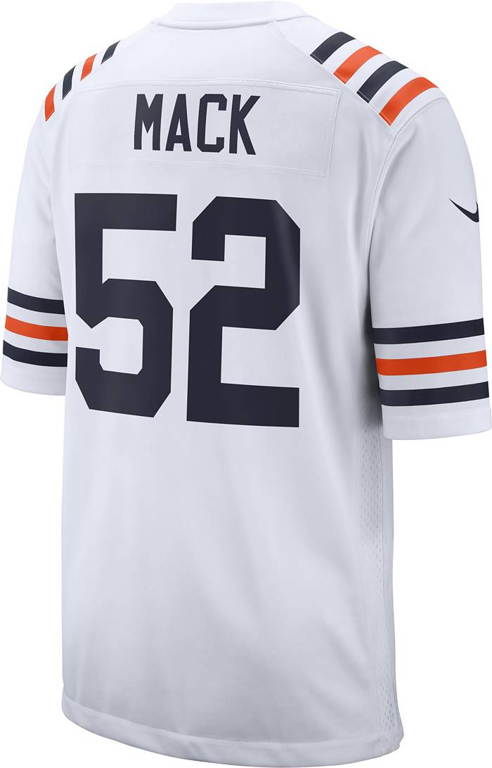 Elite Men's Khalil Mack White Road Jersey - #52 Football Chicago Bears  Vapor Untouchable
