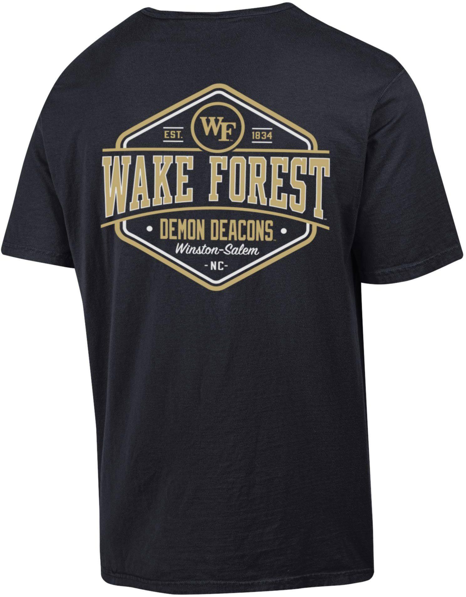 Champion Men's Wake Forest Demon Deacons Black Back Hit T-Shirt product image