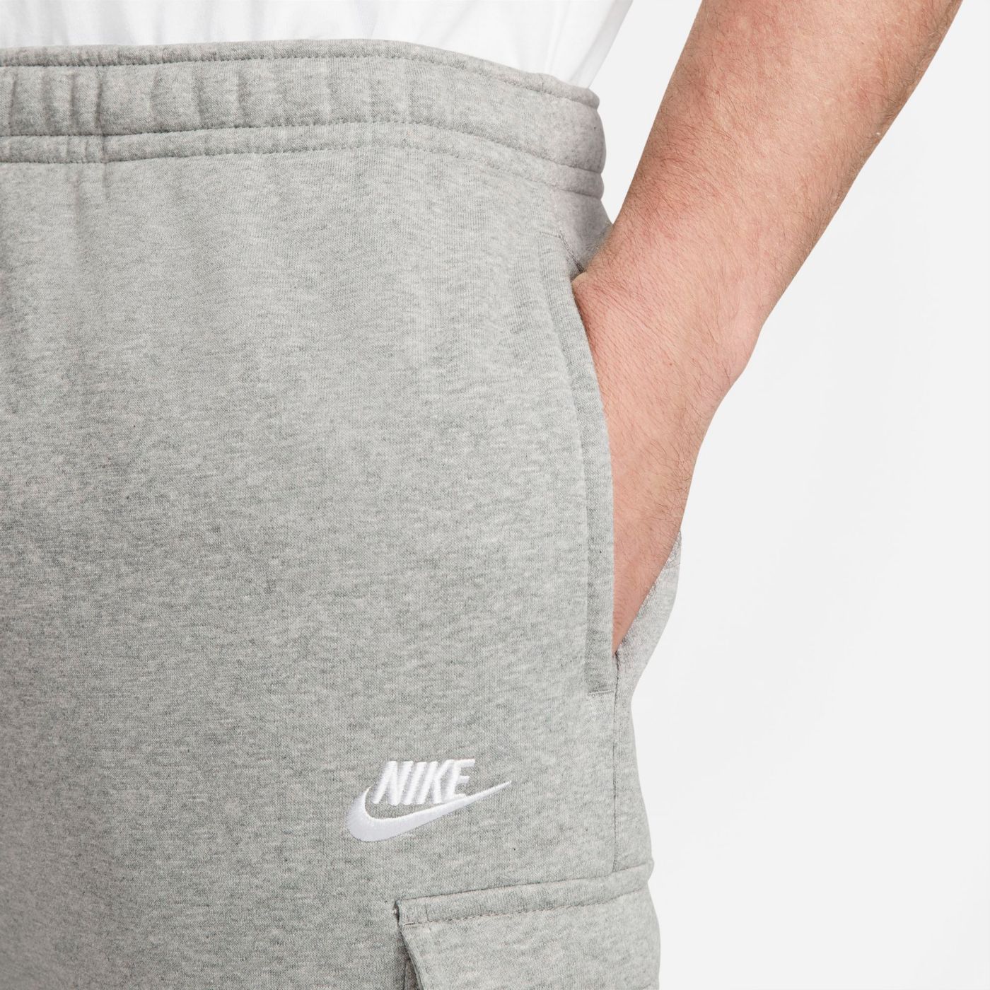 Nike men's cargo pocket fleece pants sale
