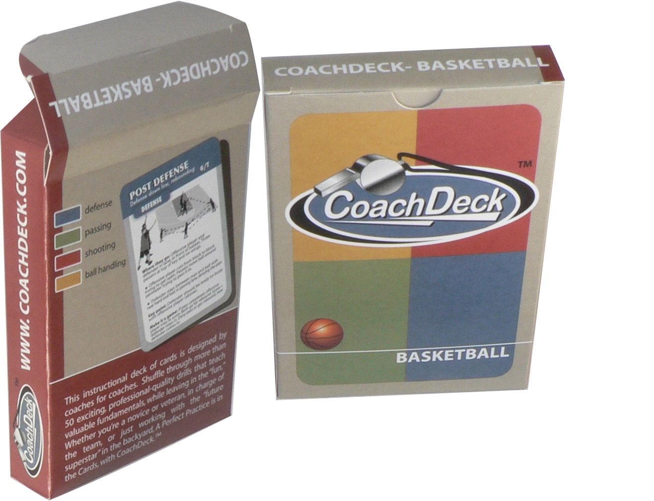 CoachDeck Instructional Basketball Drill Cards product image