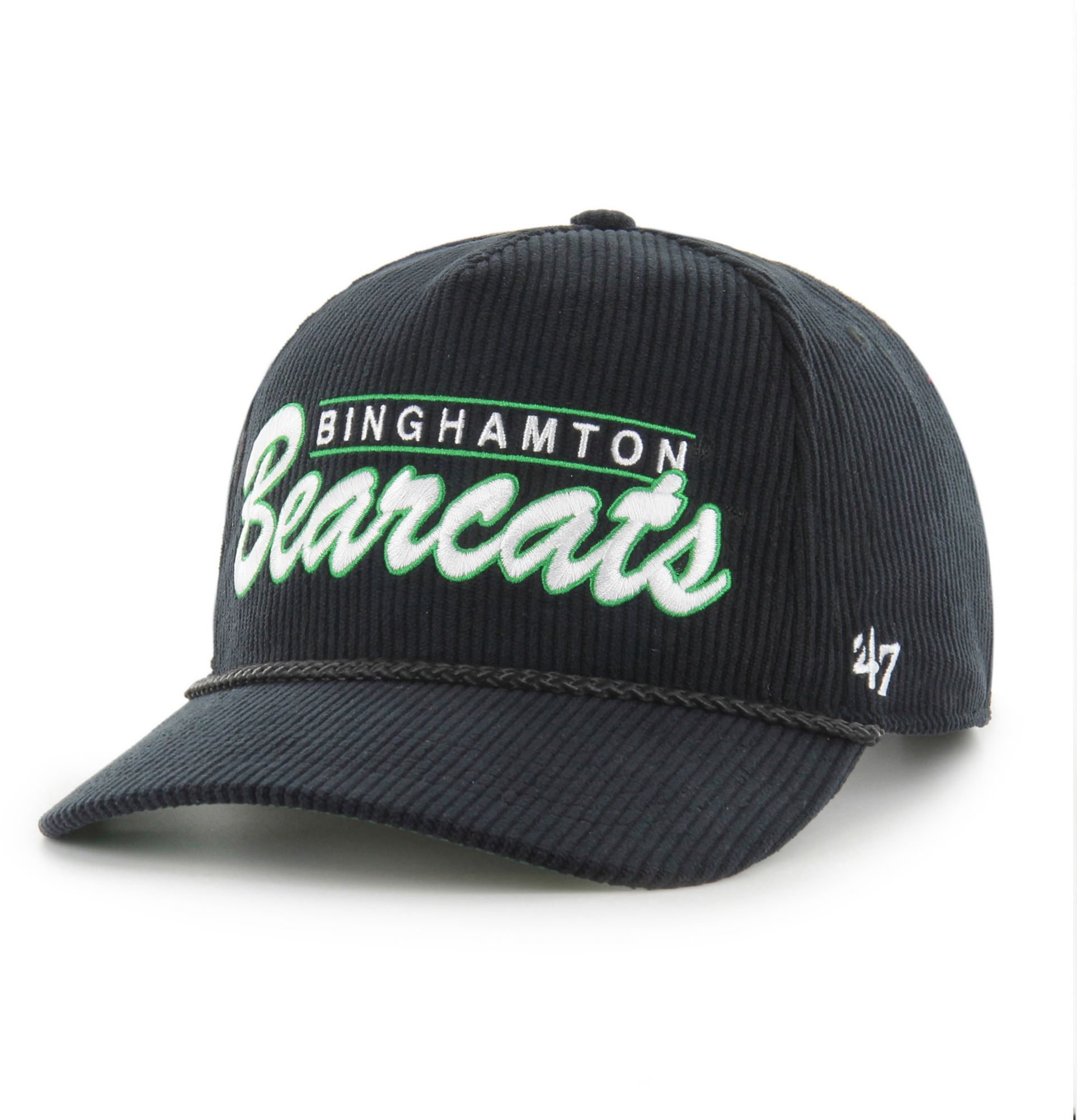 ‘47 Men's Binghamton Bearcats Black Double Header Hitch Adjustable Hat product image