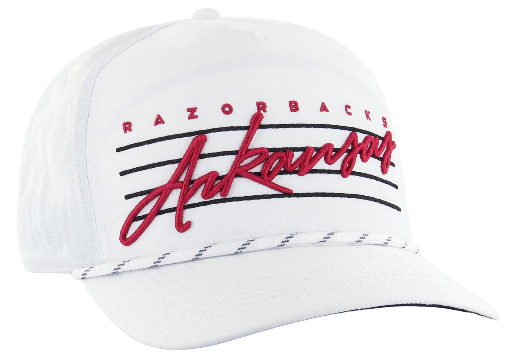 ‘47 Men's Arkansas Razorbacks White Down Burst Hitch Adjustable Hat product image