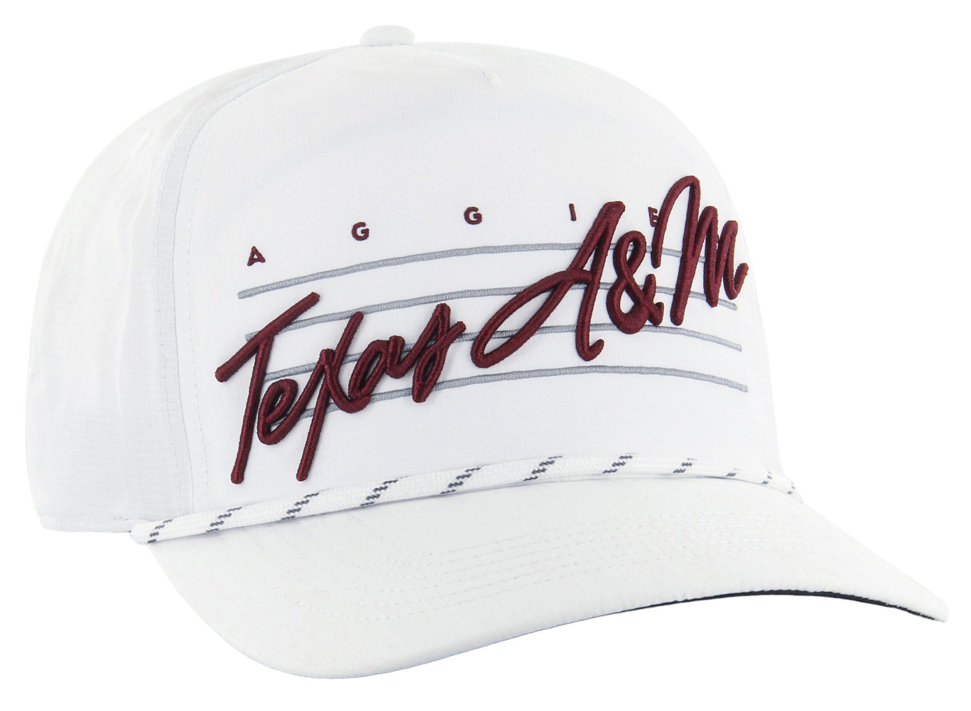 '47 Men's Texas A&M Aggies White Down Burst Hitch Adjustable Hat product image