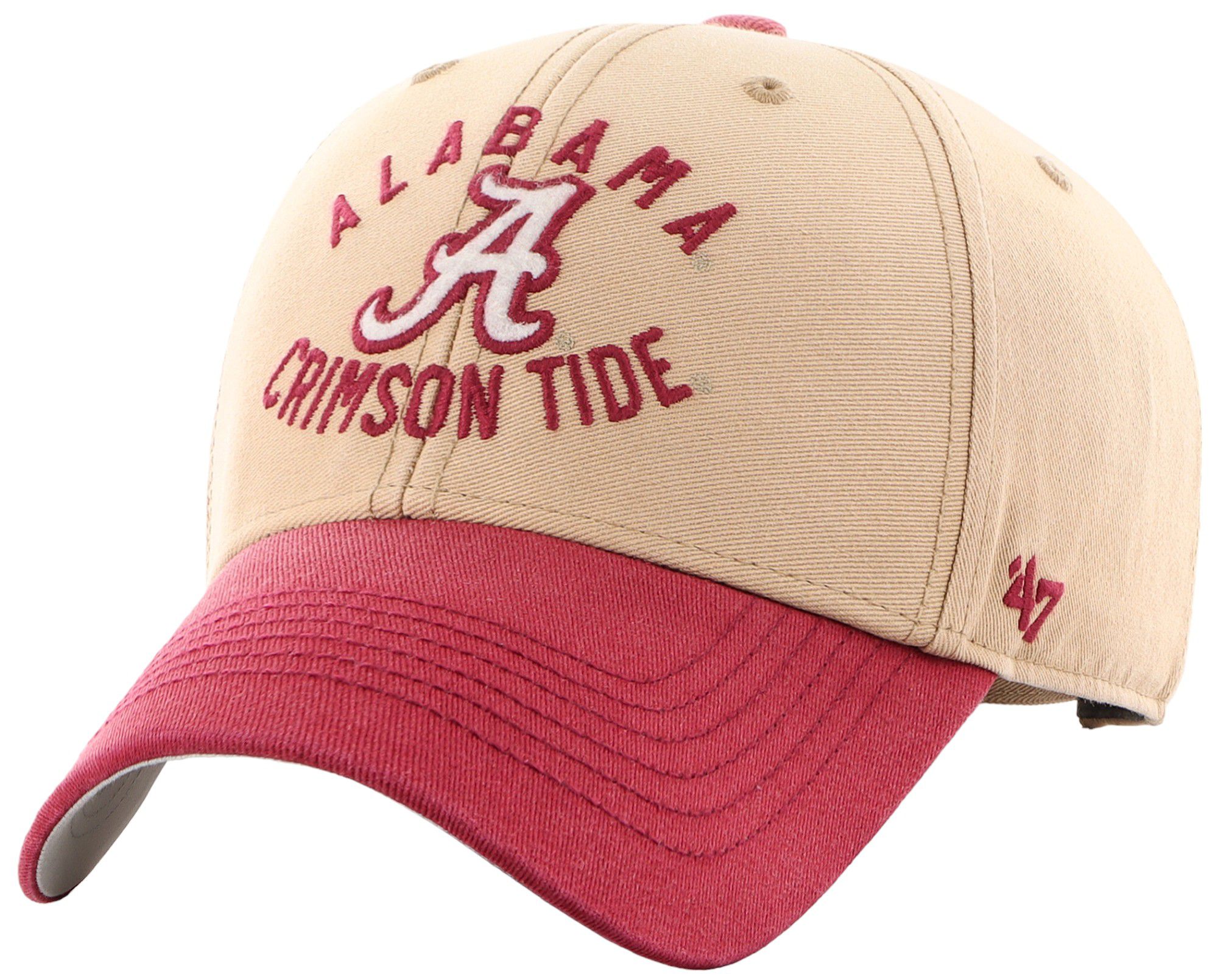'47 Adult Alabama Crimson Tide Khaki Dusted Abilene MVP Adjustable Hat product image