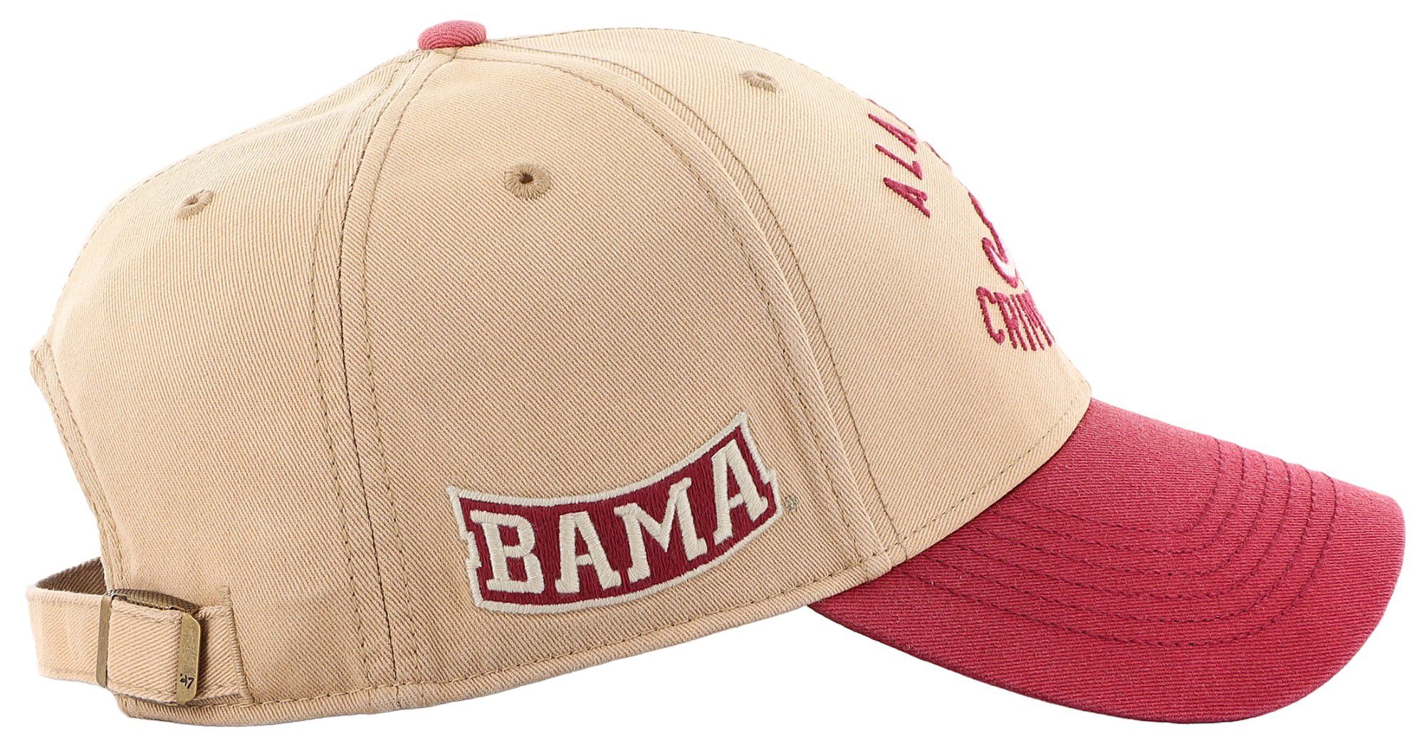 '47 Adult Alabama Crimson Tide Khaki Dusted Abilene MVP Adjustable Hat product image