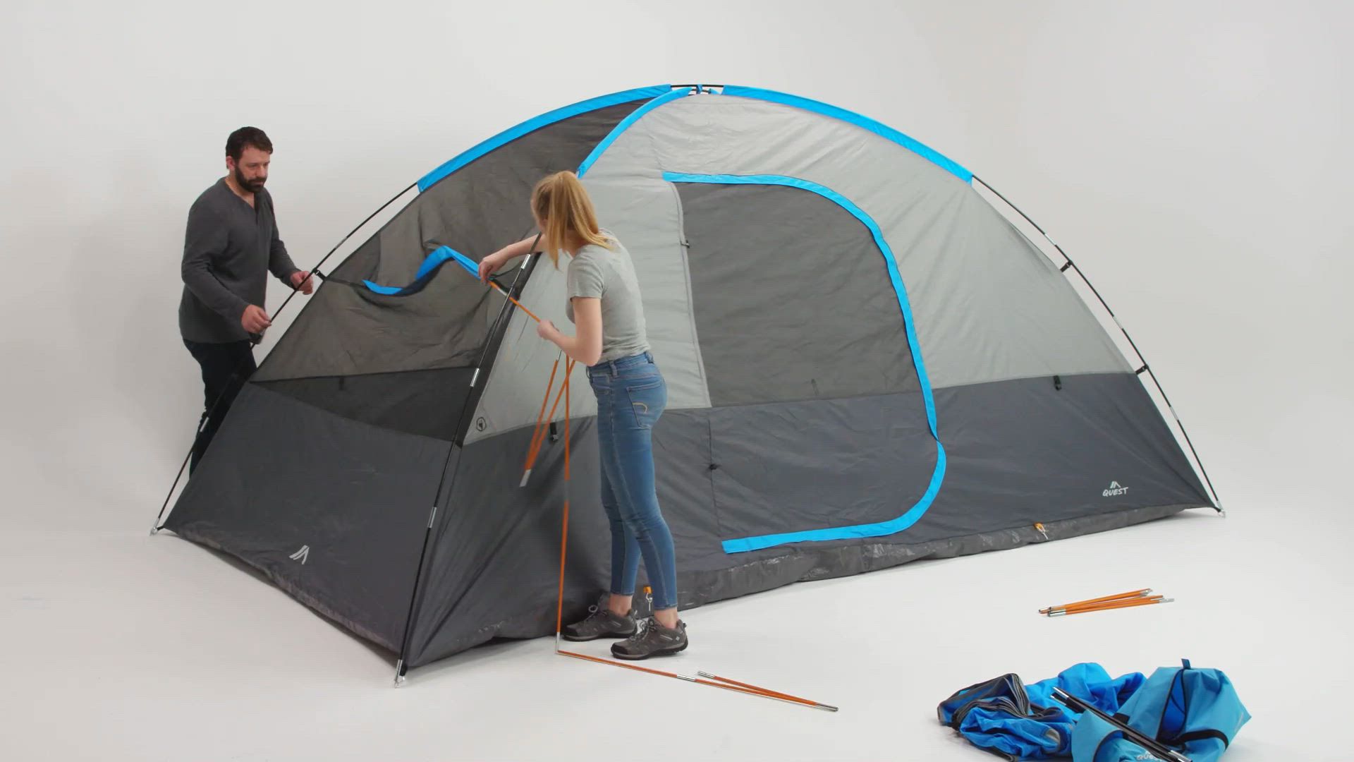Quest Switchback 8-Person Cross Vent Dome Tent product