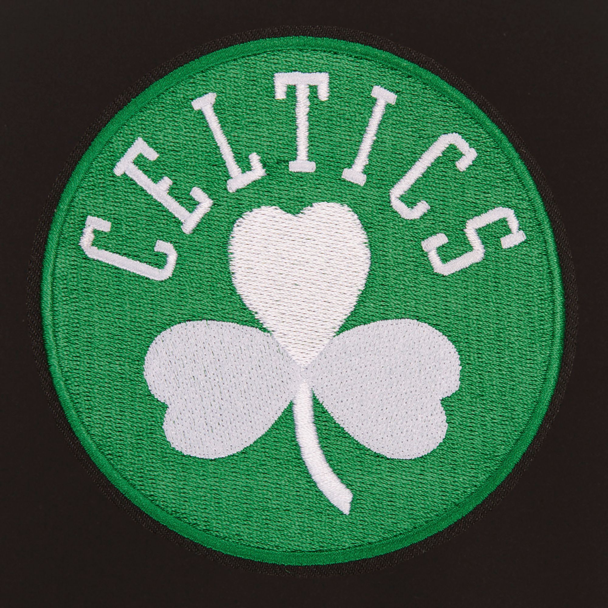 JH Design Men's Boston Celtics Black Varsity Jacket product image