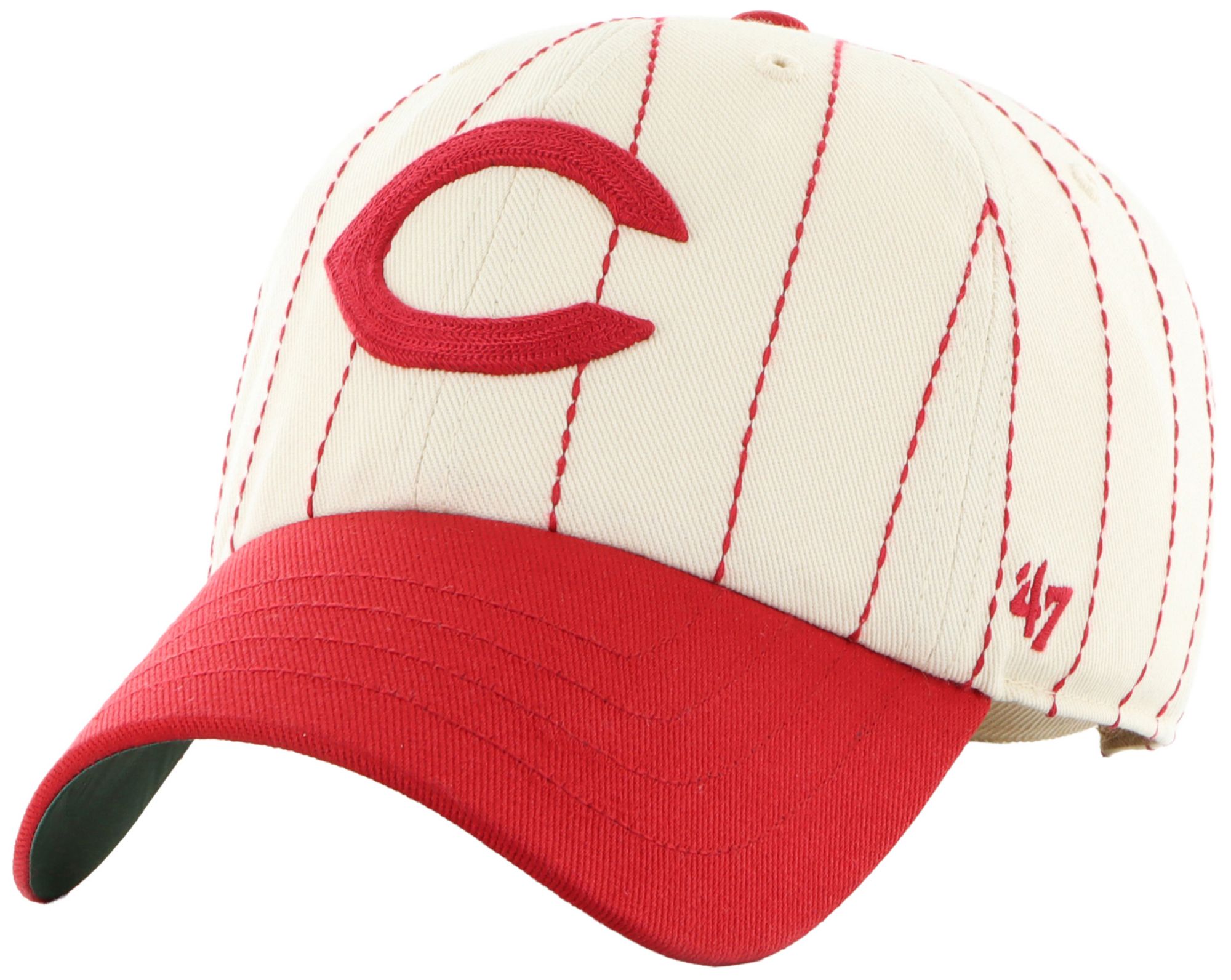 '47 Adult Cincinnati Reds Cream Cooperstown Rawlings Clean Up Adjustable Hat product image