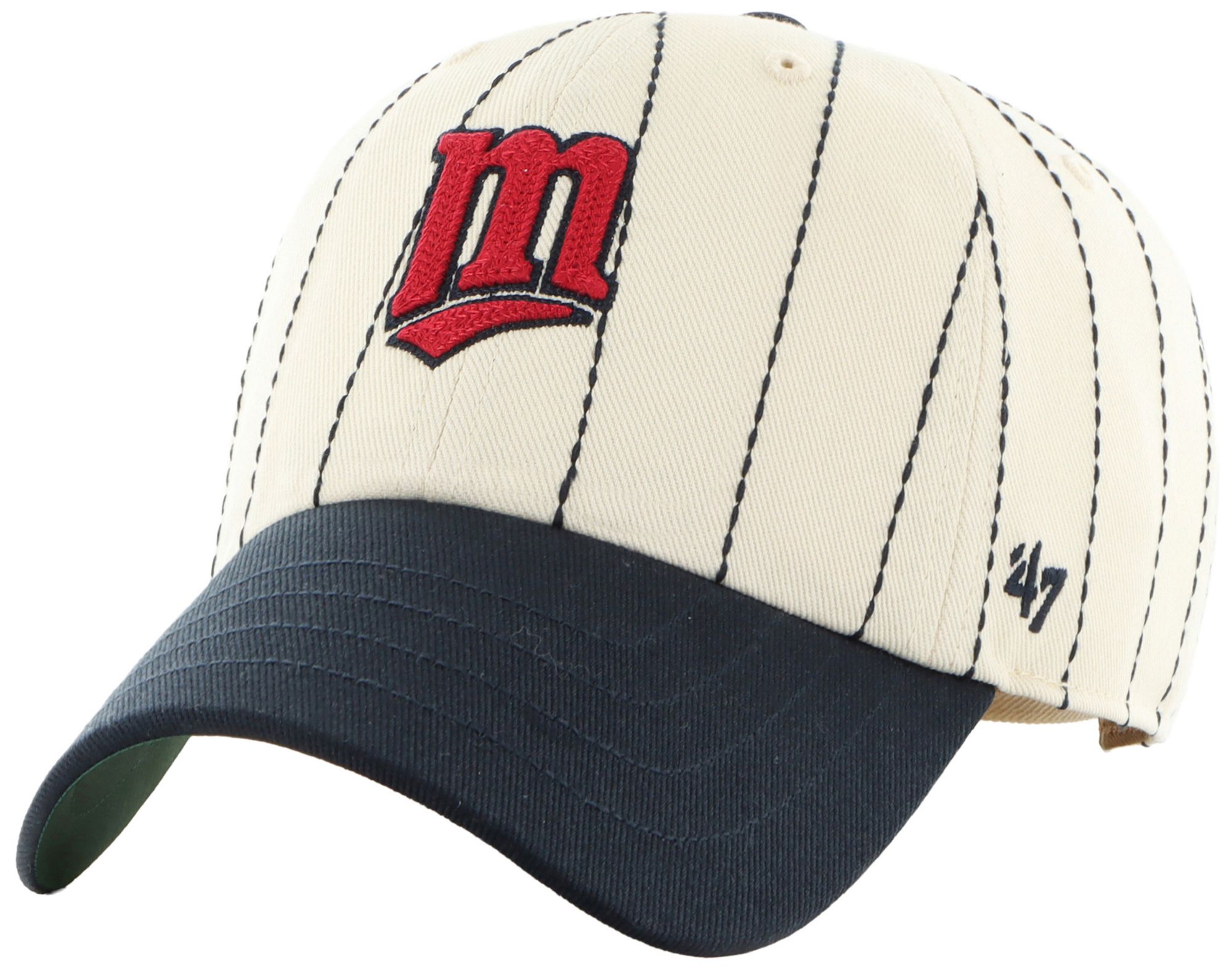 '47 Adult Minnesota Twins Cream Cooperstown Rawlings Clean Up Adjustable Hat product image
