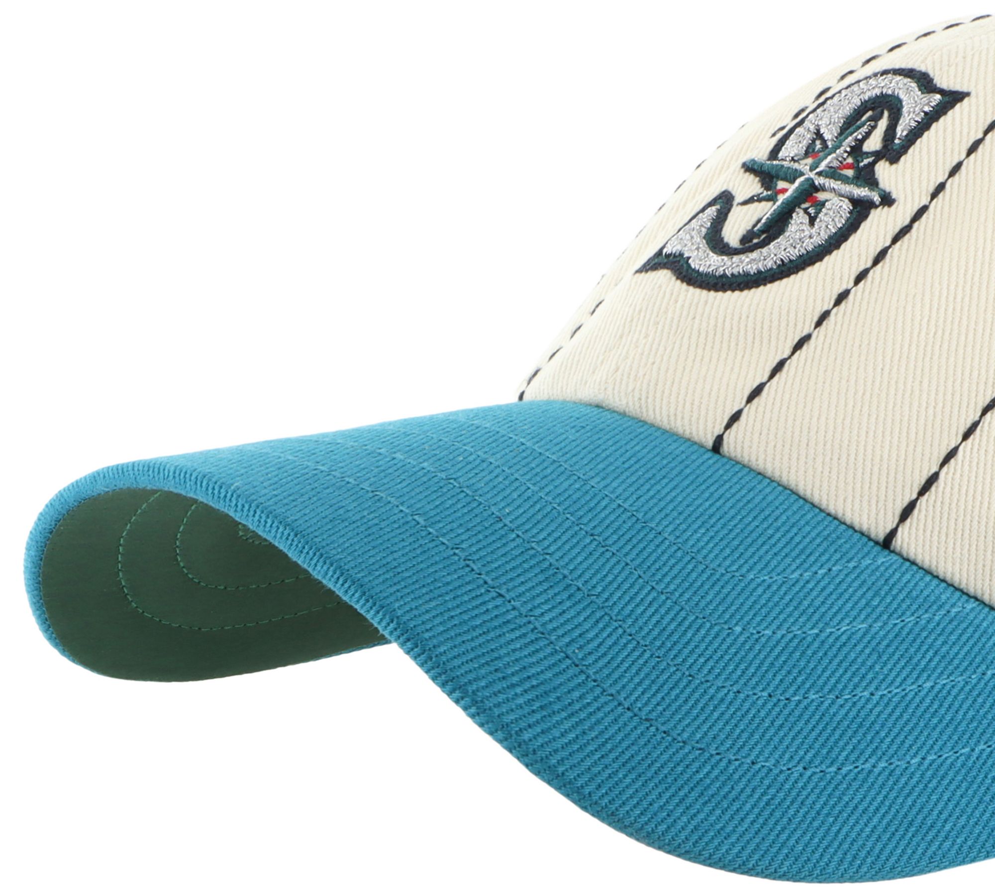 '47 Adult Seattle Mariners Cream Cooperstown Rawlings Clean Up Adjustable Hat product image