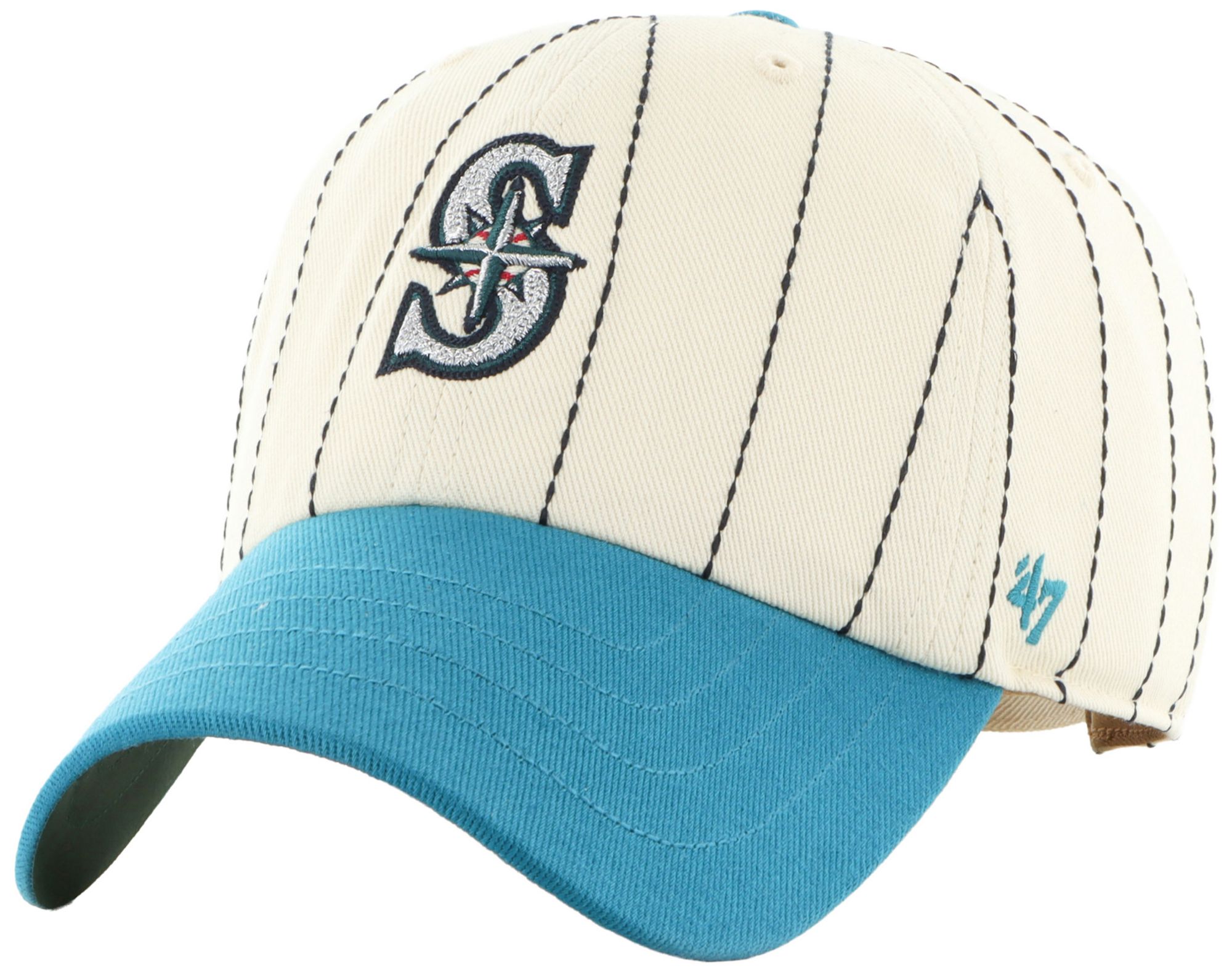 '47 Adult Seattle Mariners Cream Cooperstown Rawlings Clean Up Adjustable Hat product image