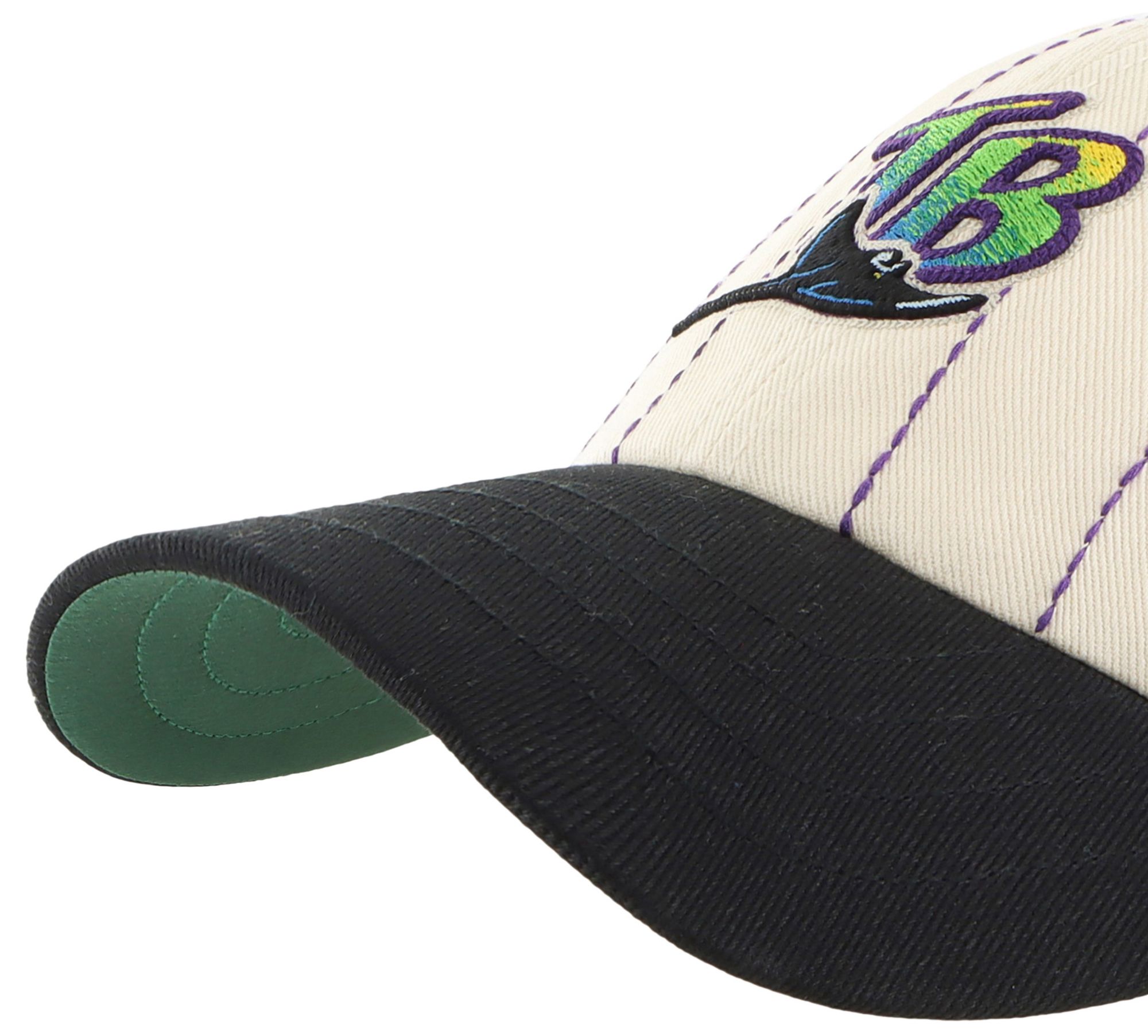 '47 Adult Tampa Bay Rays Cream Cooperstown Rawlings Clean Up Adjustable Hat product image