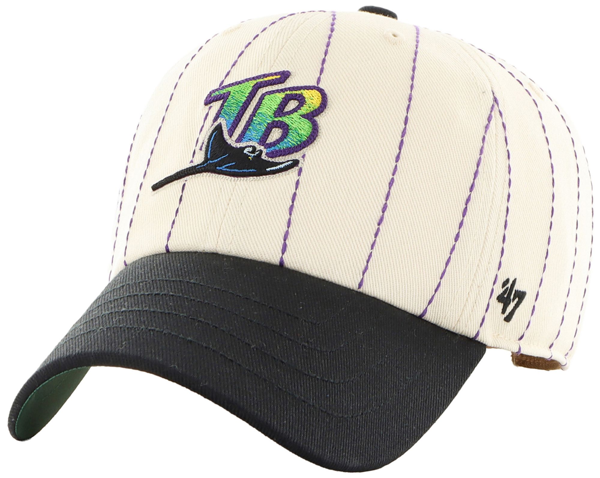 '47 Adult Tampa Bay Rays Cream Cooperstown Rawlings Clean Up Adjustable Hat product image
