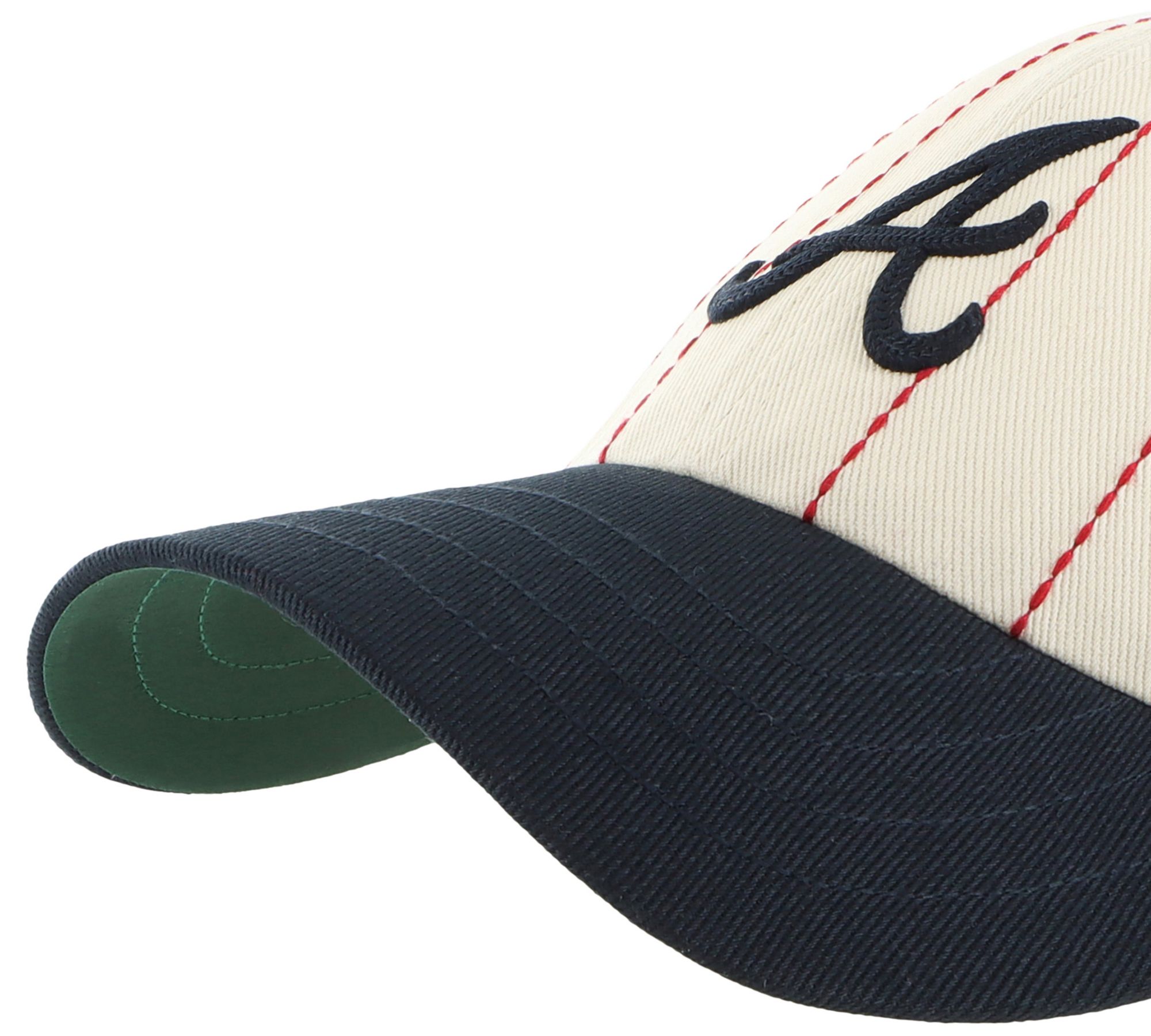 '47 Adult Atlanta Braves Cream Cooperstown Rawlings Clean Up Adjustable Hat product image