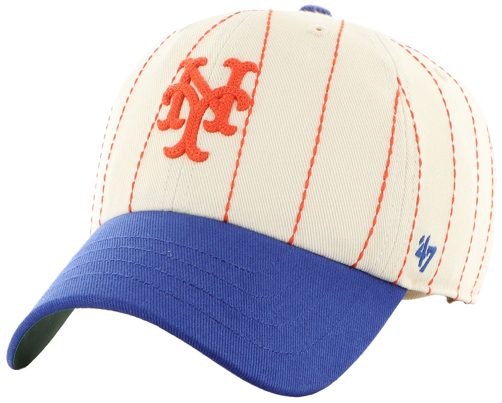 '47 Adult New York Mets Cream Cooperstown Rawlings Clean Up Adjustable Hat product image