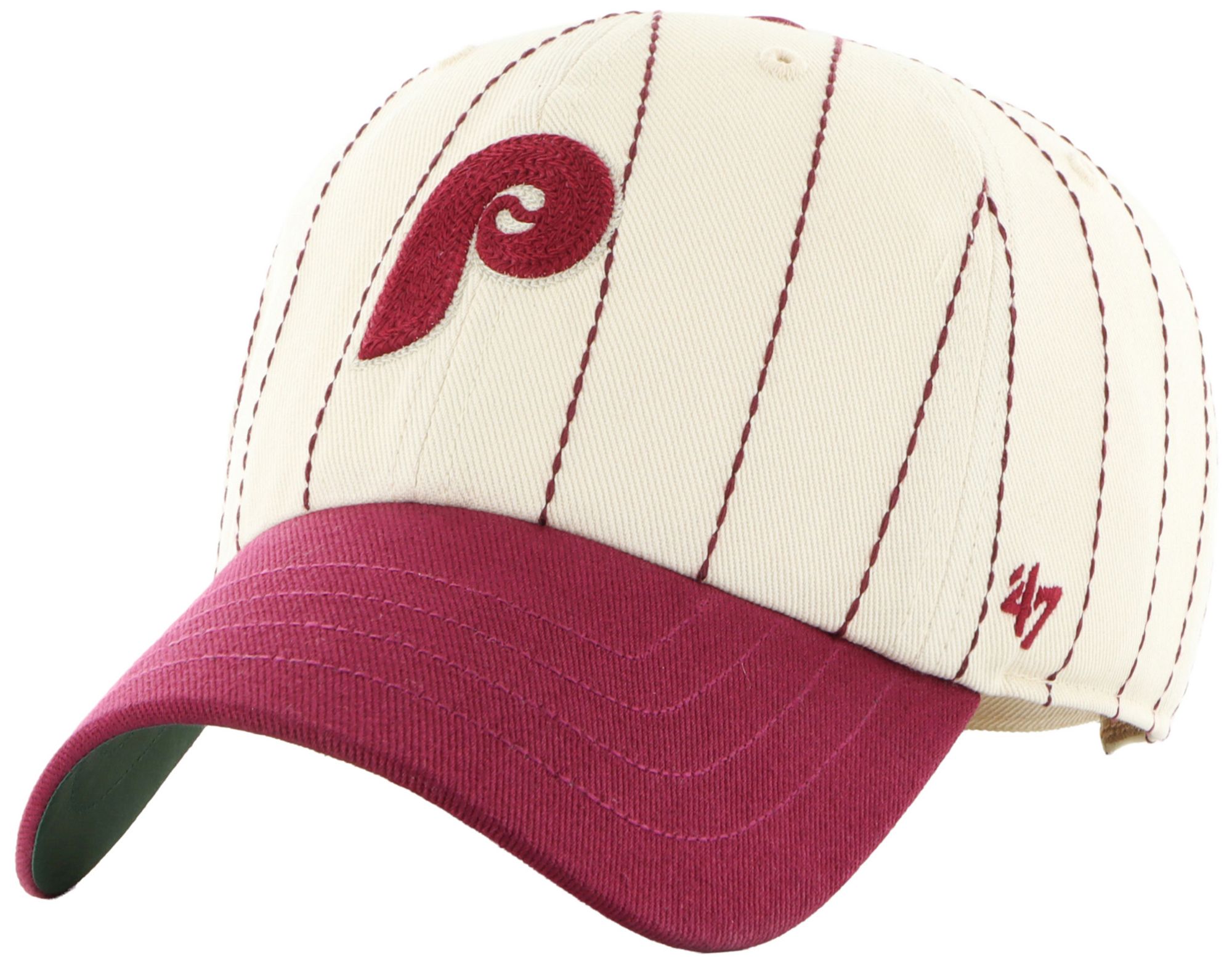 '47 Adult Philadelphia Phillies Cream Cooperstown Rawlings Clean Up Adjustable Hat product image