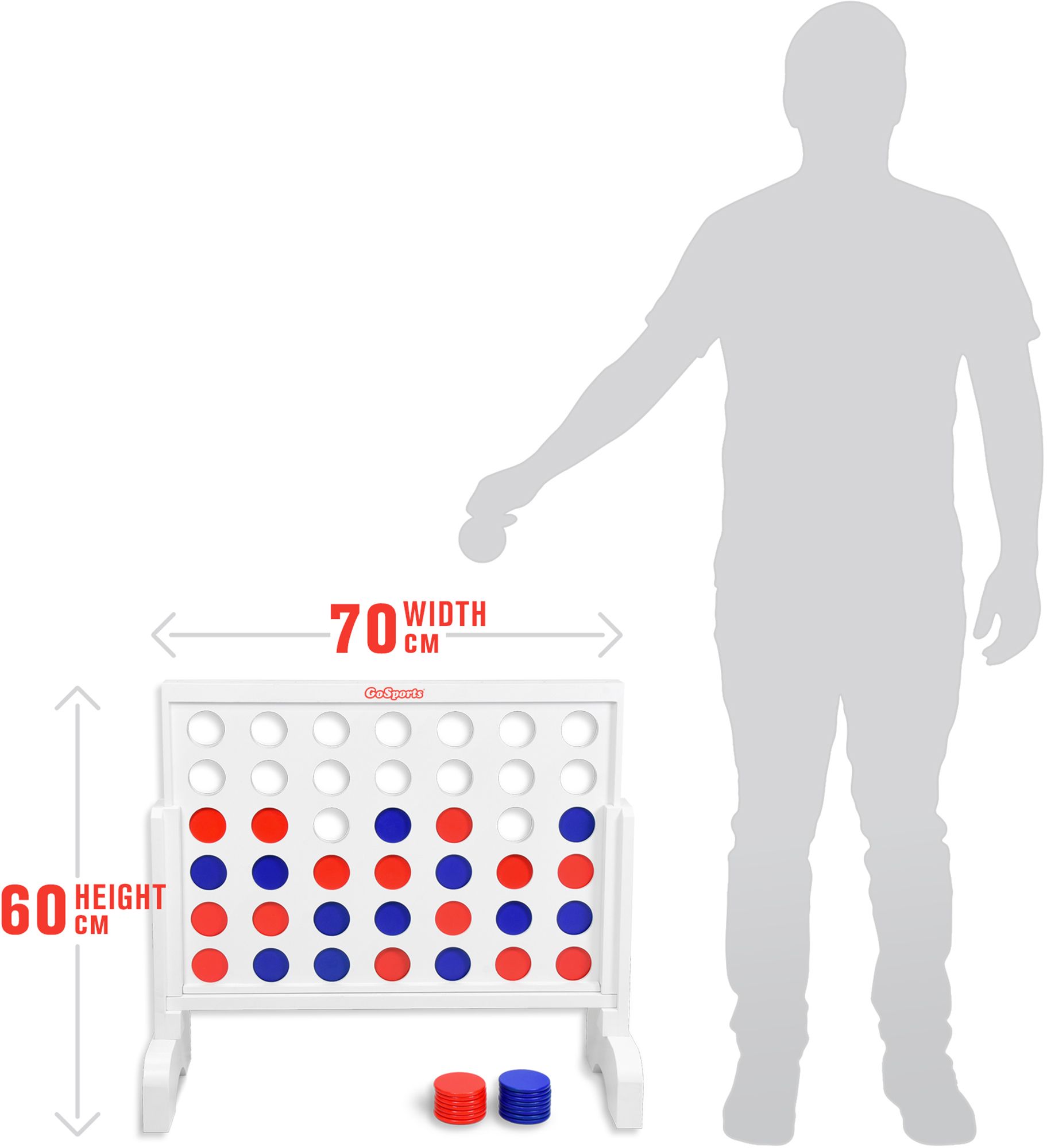 GoSports Giant 4-in-a-Row 2' Game product image