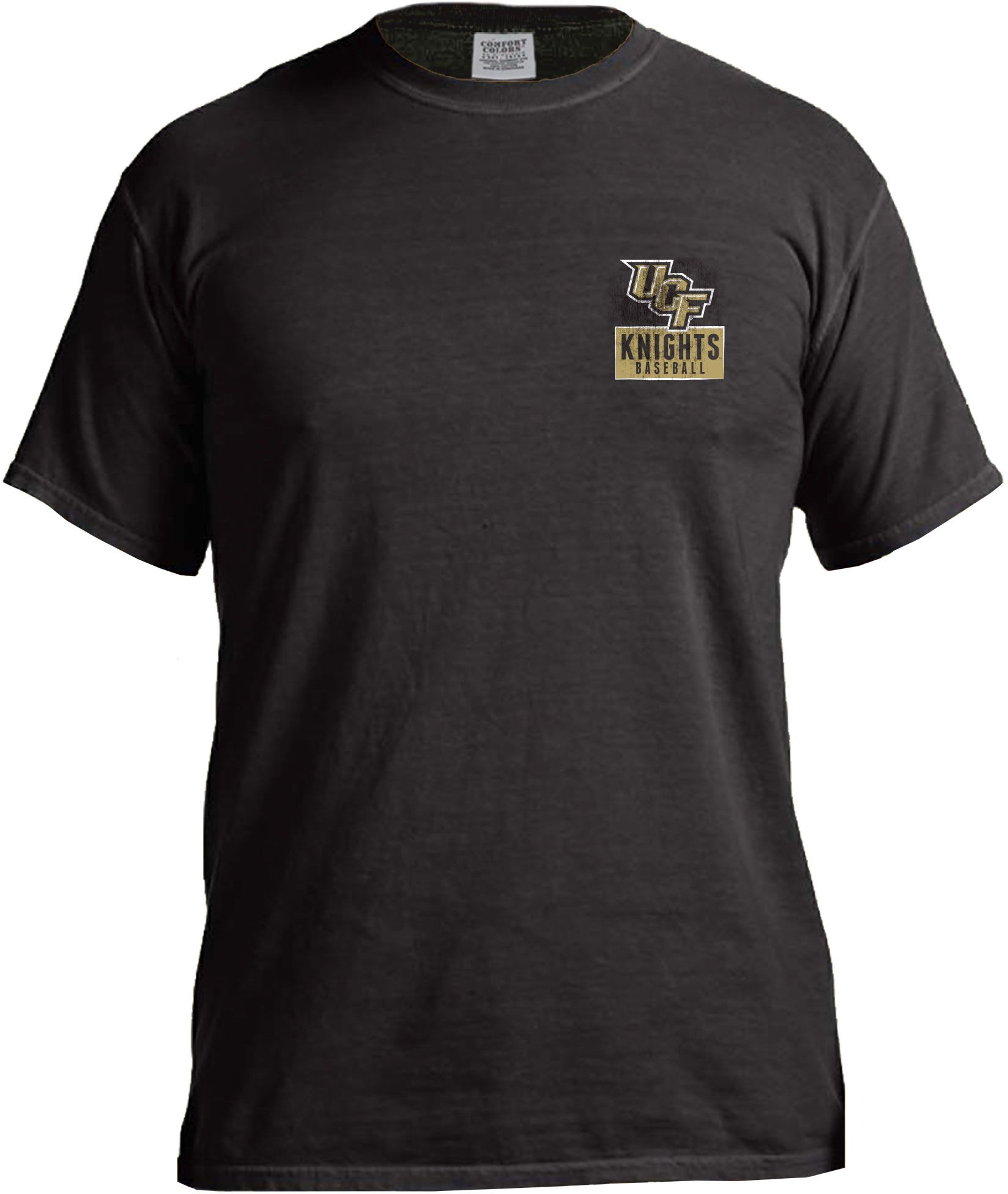 Image One Men's UCF Knights Black Baseball Flag T-Shirt product image