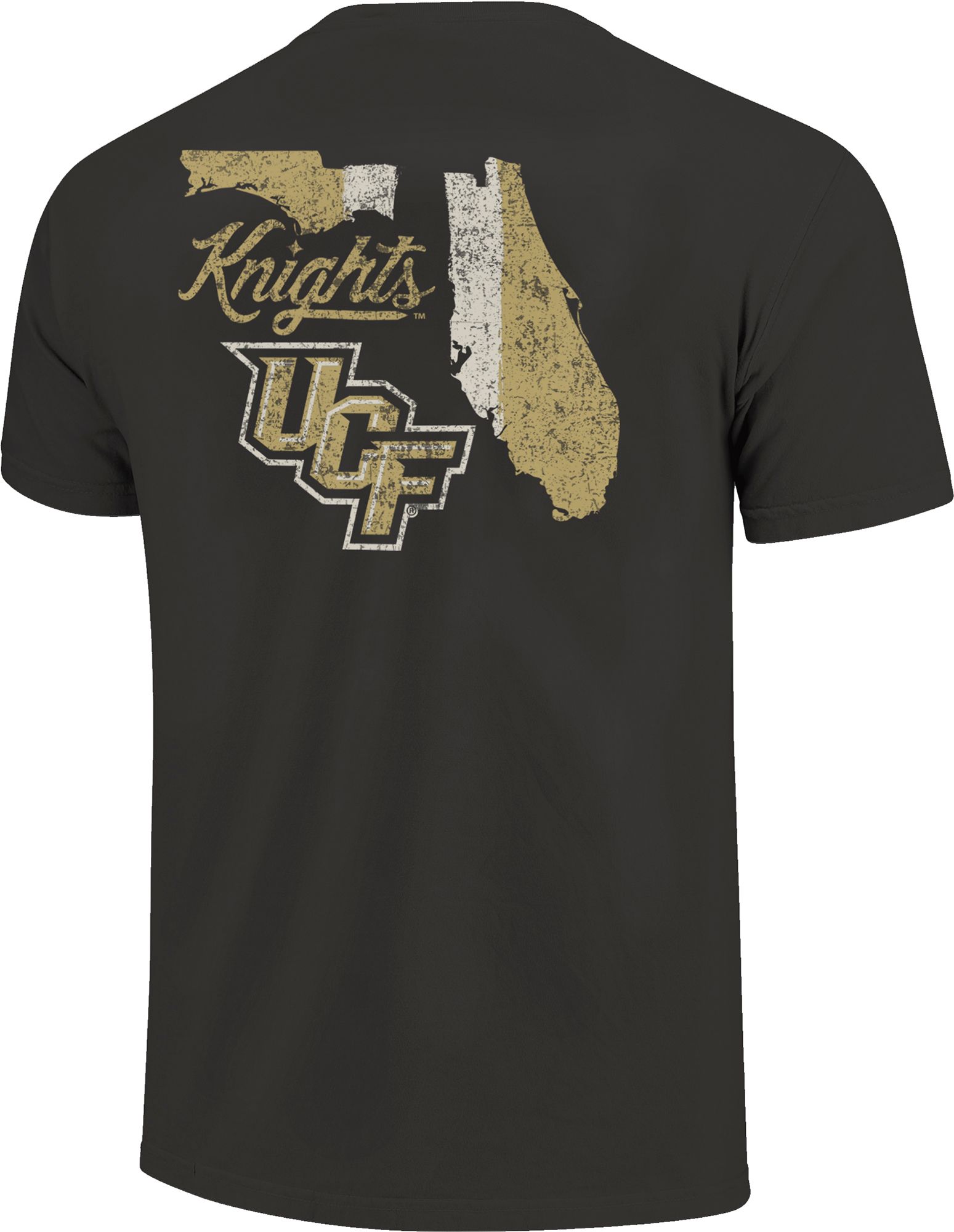 Image One Men's UCF Knights Grey Football Stripe T-Shirt product image