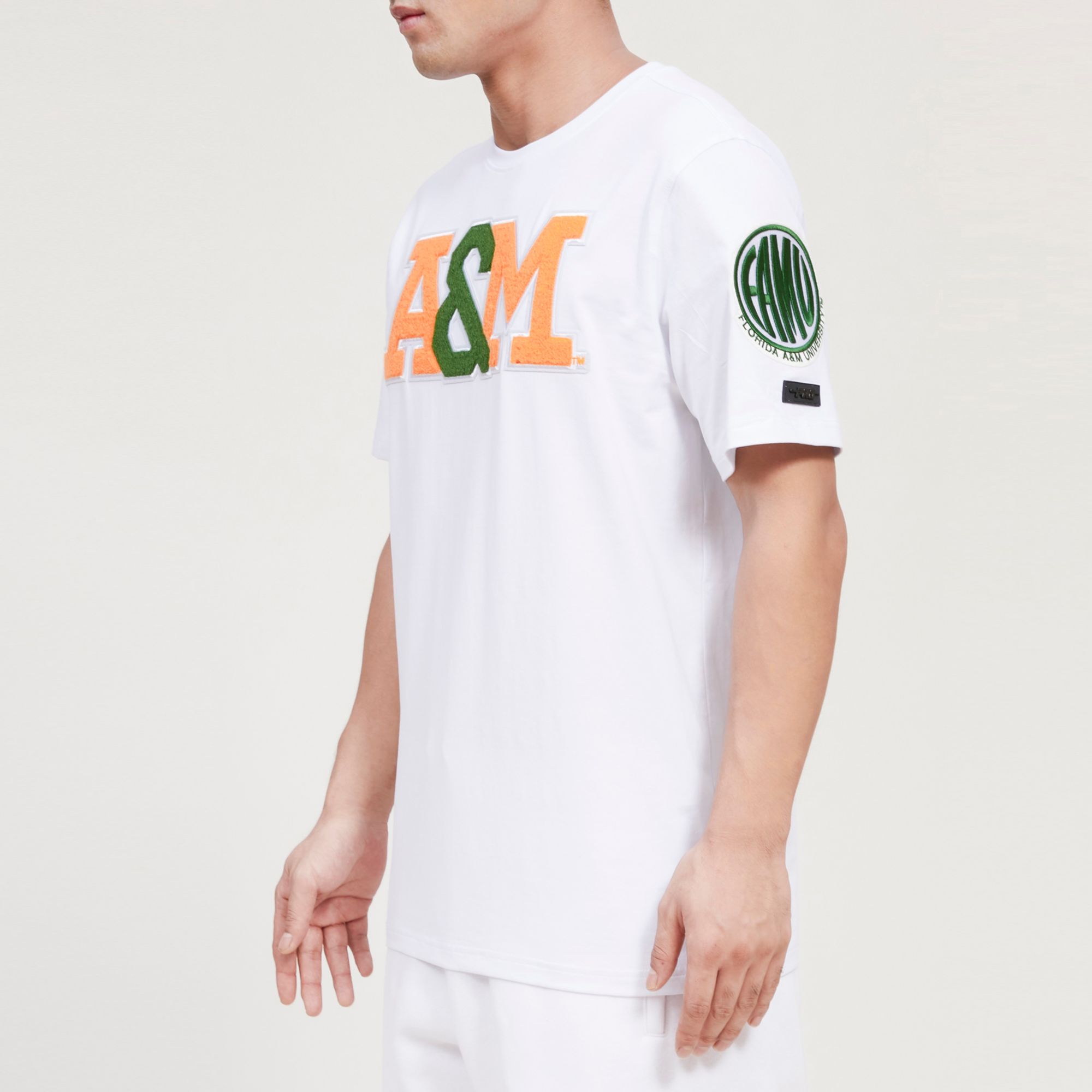 Pro Standard Men's Florida A&M Rattlers White Classic T-Shirt product image