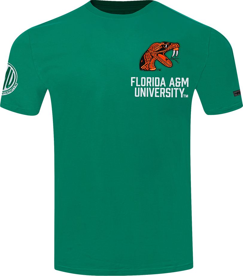 Pro Standard Men's Florida A&M Rattlers Green Homecoming Short Sleeve T-Shirt product image