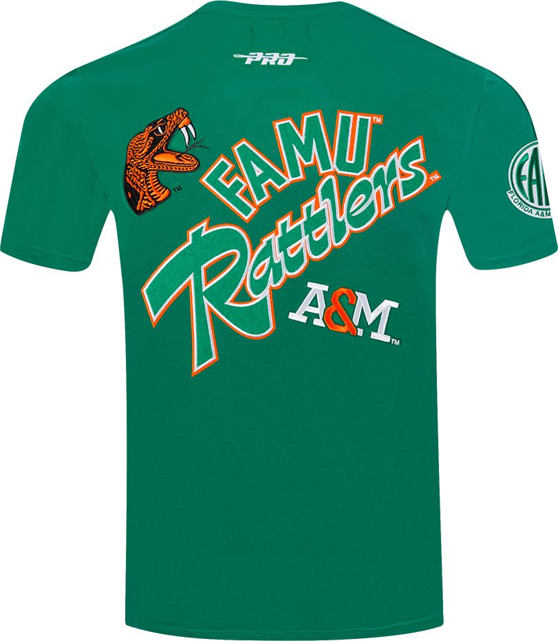 Pro Standard Men's Florida A&M Rattlers Green Homecoming Short Sleeve T-Shirt product image