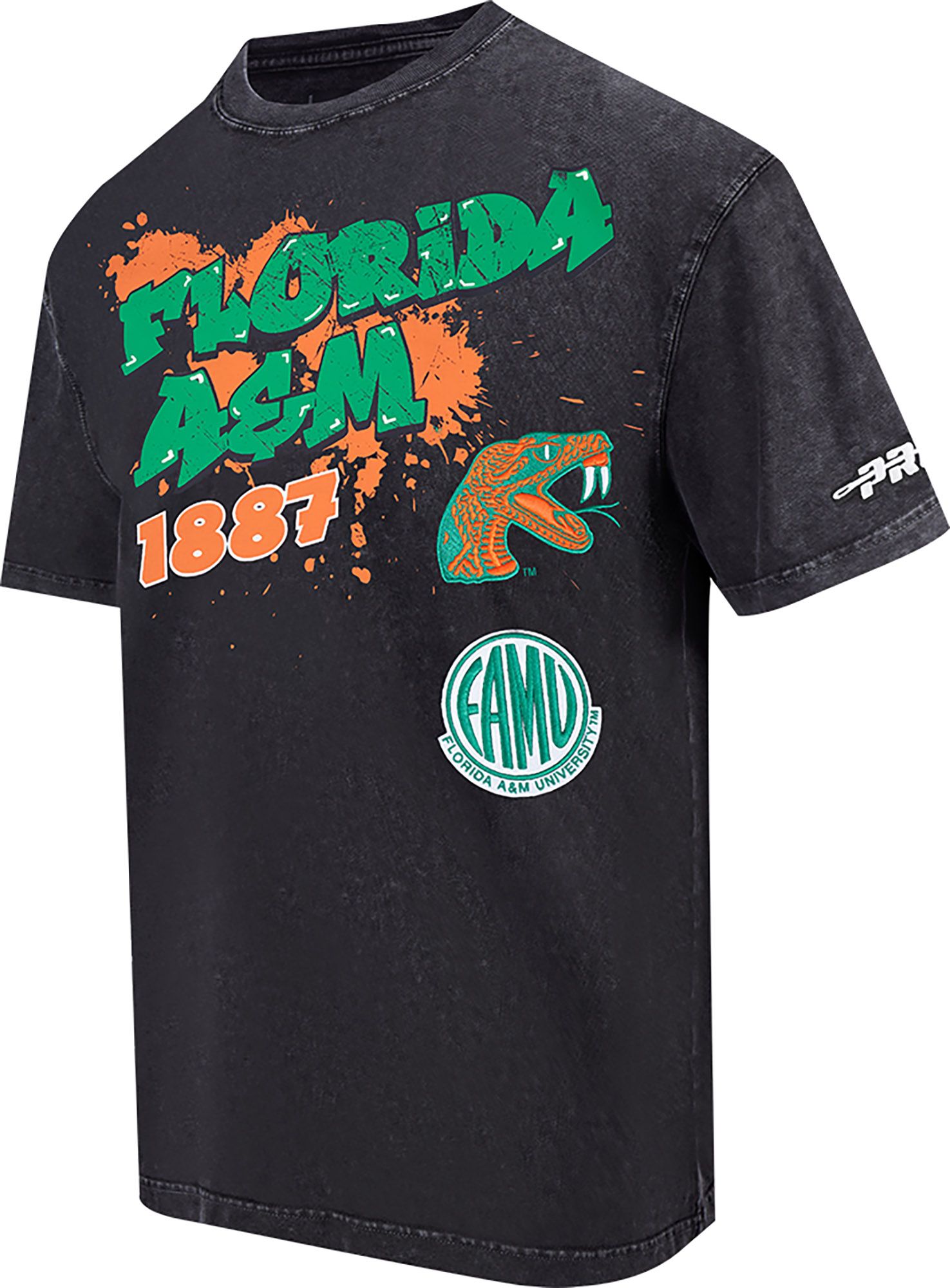 Pro Standard Men's Florida A&M Rattlers Black Graffiti T-Shirt product image