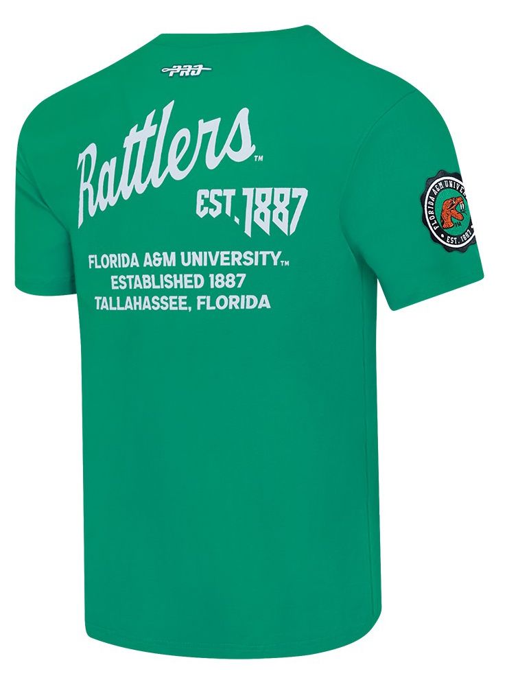 Pro Standard Men's Florida A&M Rattlers Green University Headliner T-Shirt product image