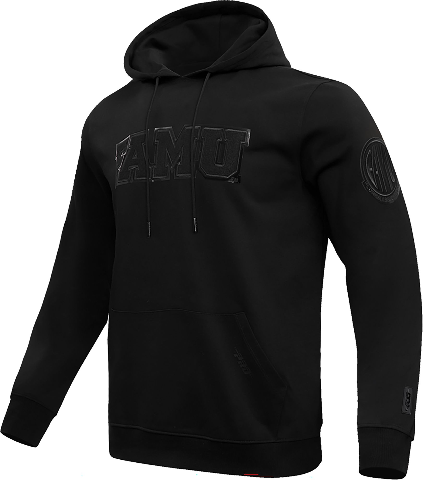 Pro Standard Men's Florida A&M Rattlers Black Triple Black Pullover Hoodie product image