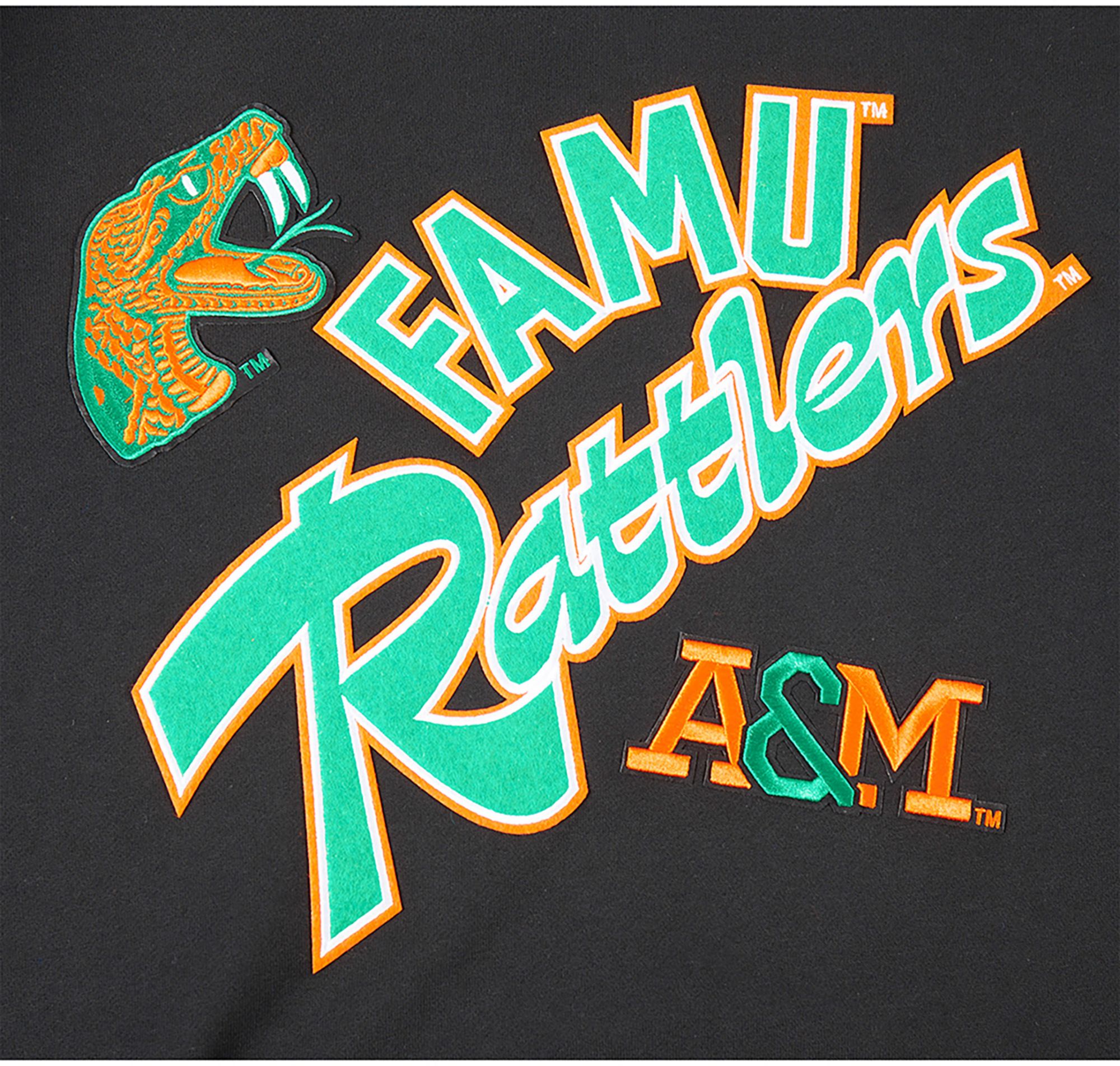 Pro Standard Men's Florida A&M Rattlers Black Homecoming Fleece Pullover Hoodie product image
