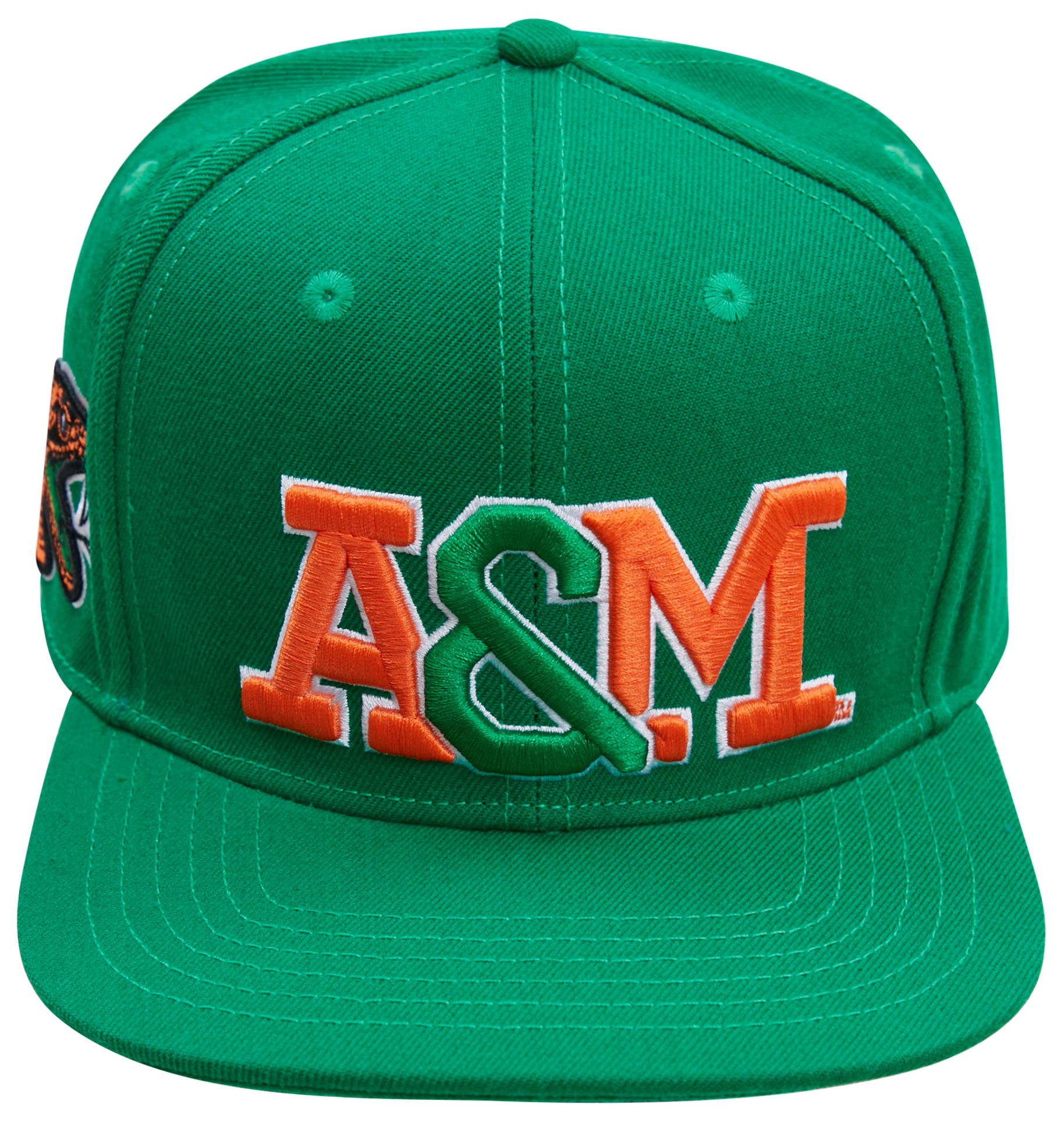 Pro Standard Adult Florida A&M Rattlers Kelly Green Classic Flat-Brim Snapback Adjustable Hat product image