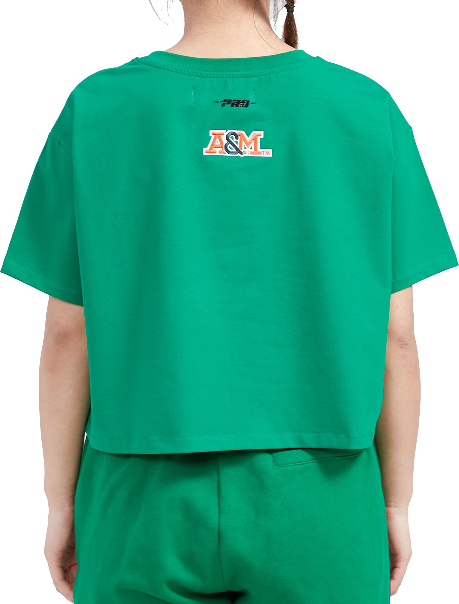 Pro Standard Women's Florida A&M Rattlers Green Classic Boxy T-Shirt product image