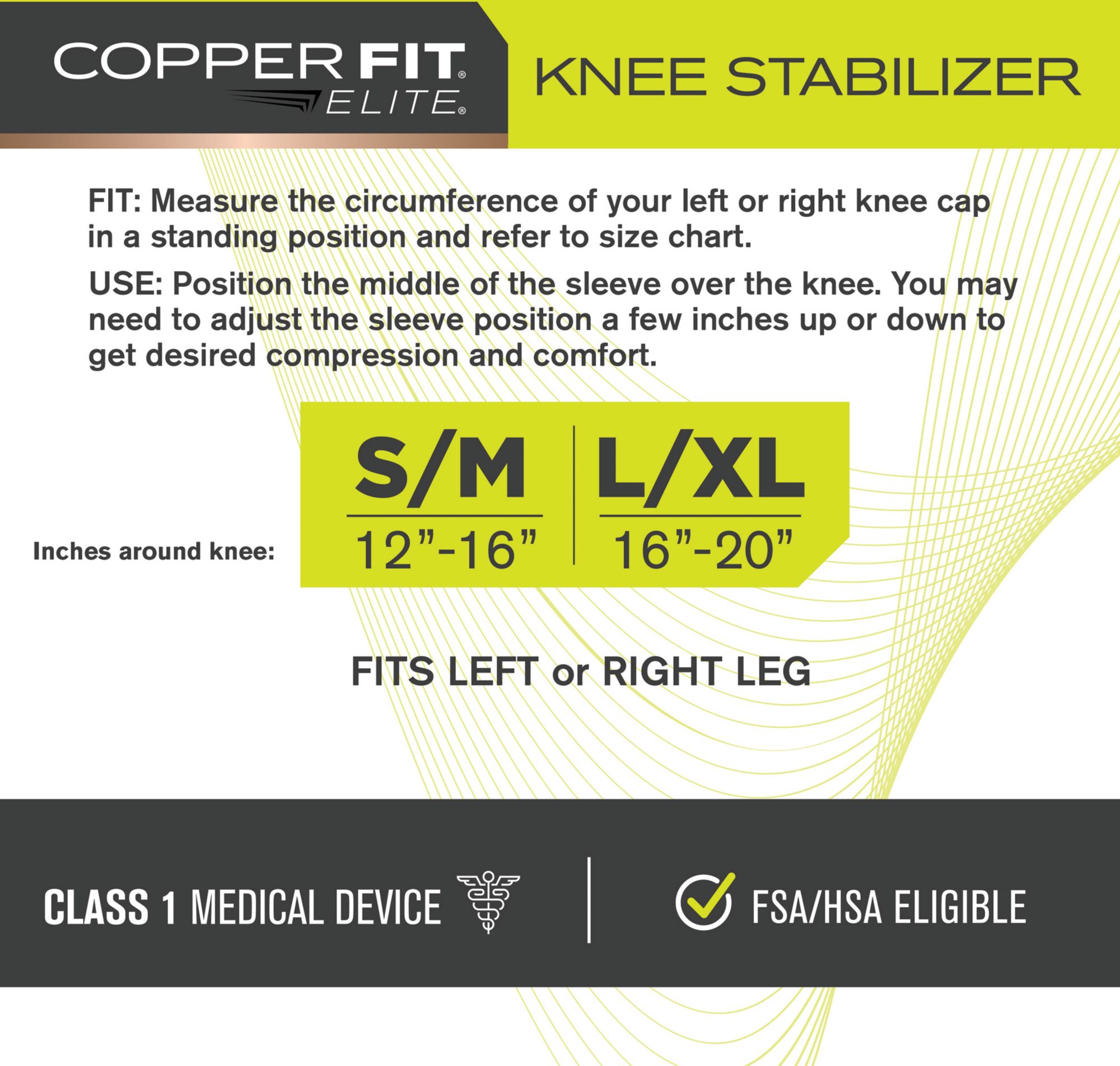 Copper Fit Elite Knee Stabilizer product image