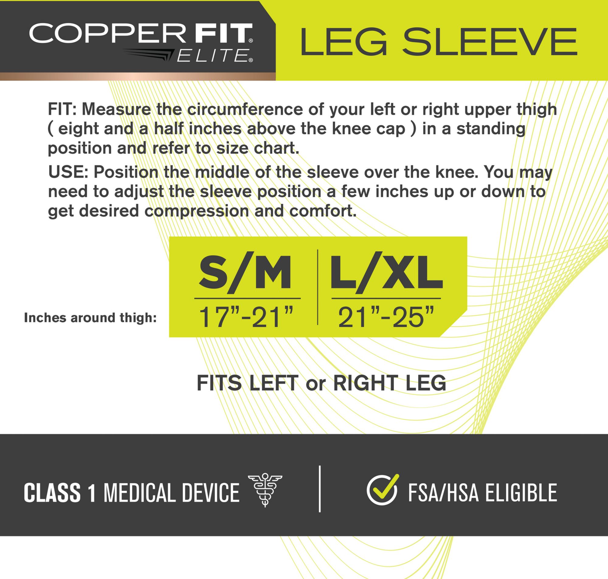 Copper Fit Elite Leg Sleeve product image