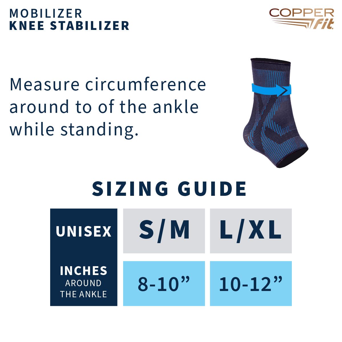 Copper Fit Dual Action Ankle Brace product image
