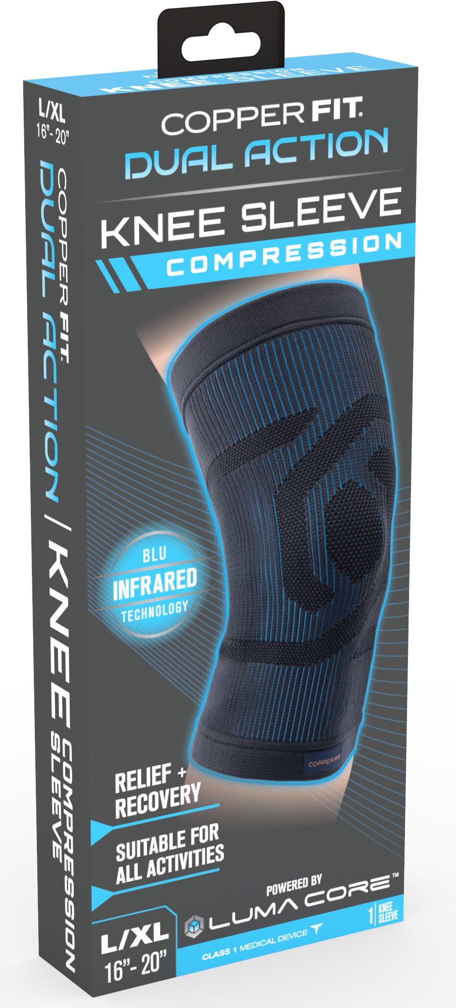 Copper Fit Dual Action Knee Brace product image