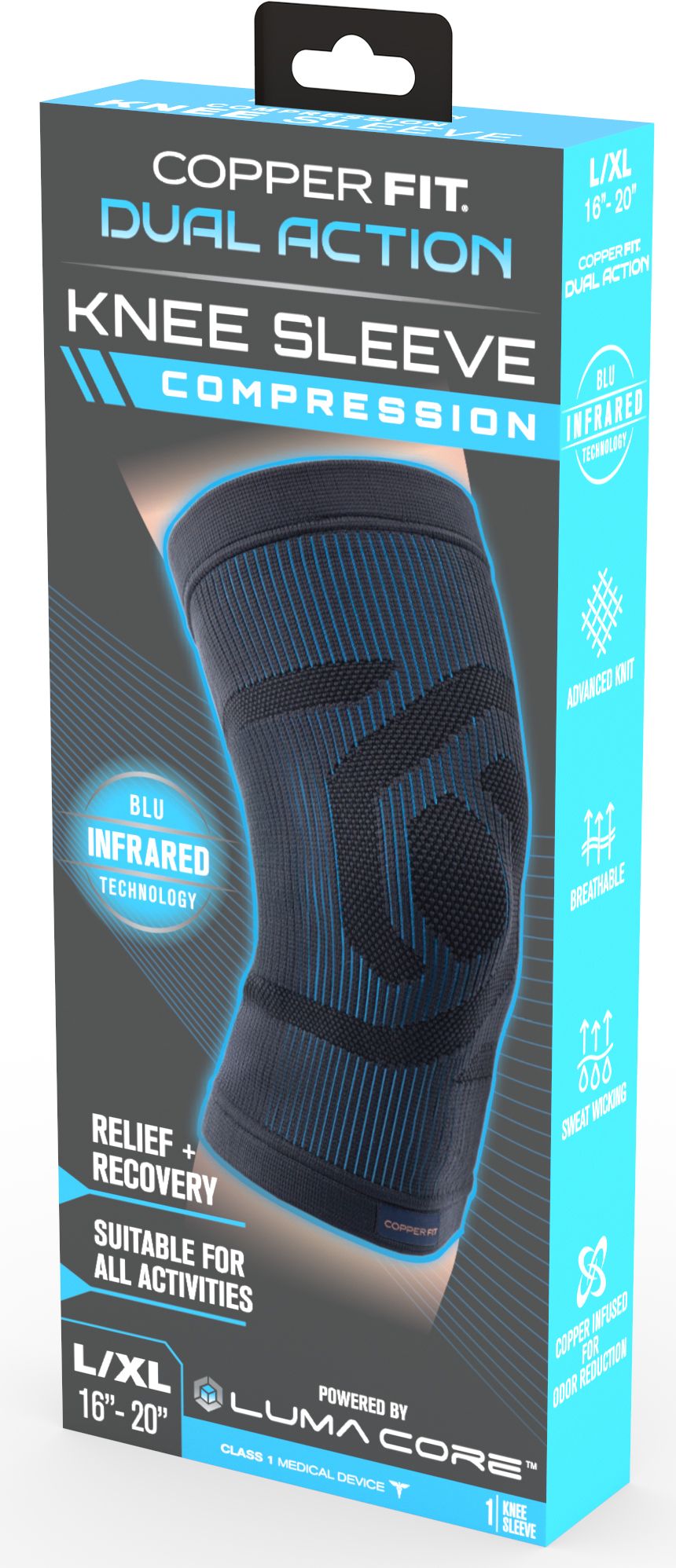 Copper Fit Dual Action Knee Brace product image