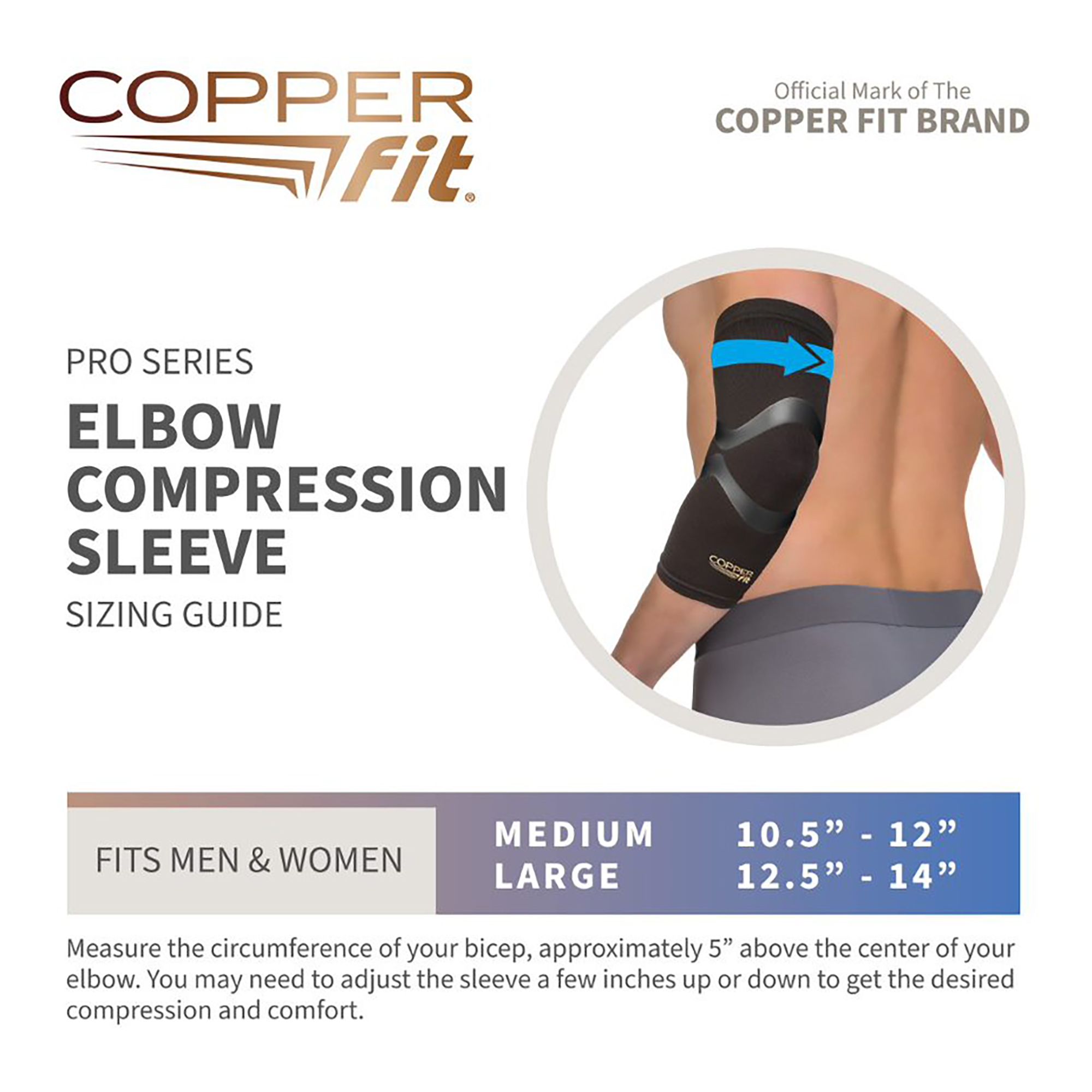 Copper Fit Pro Series Elbow Sleeve product image