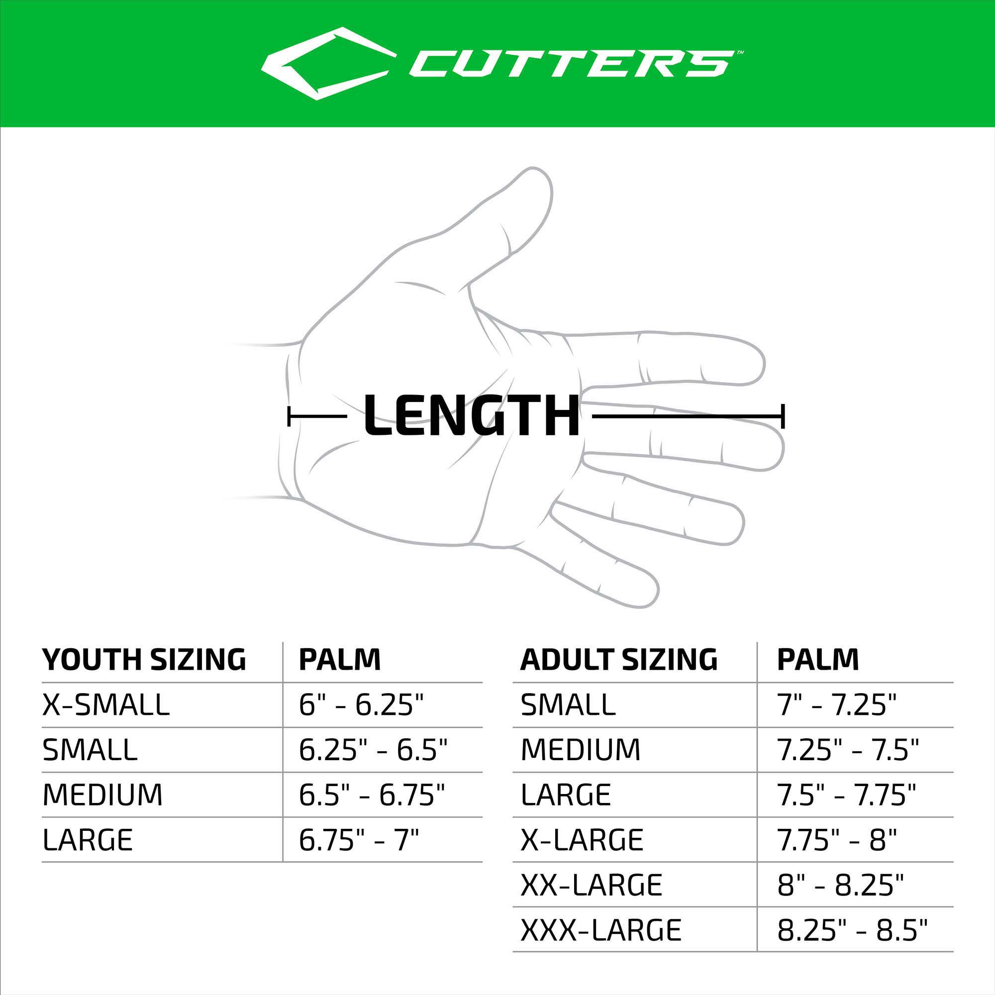 Cutters Youth Gameday Pro Receiver Football Gloves product image