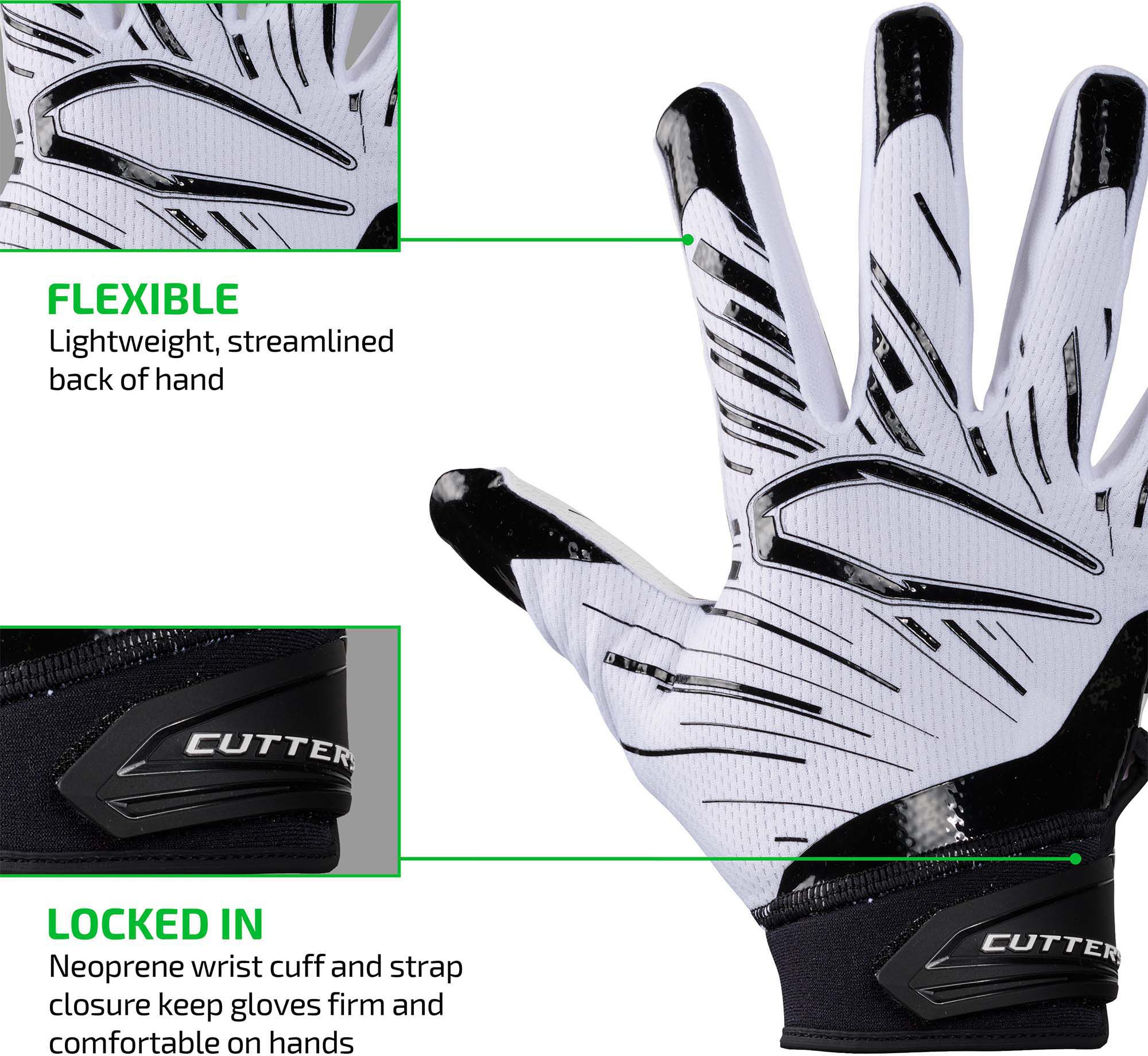 Cutters Youth Gameday Pro Receiver Football Gloves product image