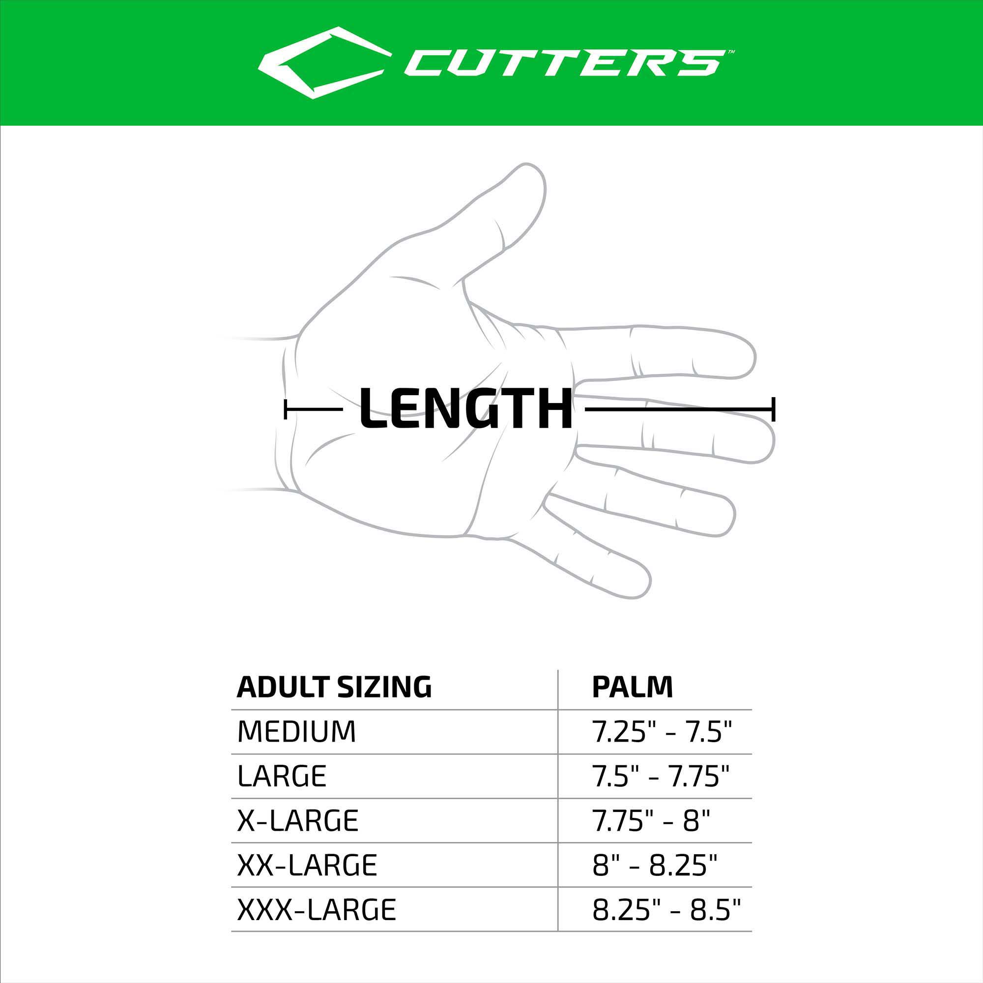 Cutters Force 6.0 Lineman Football Gloves product image