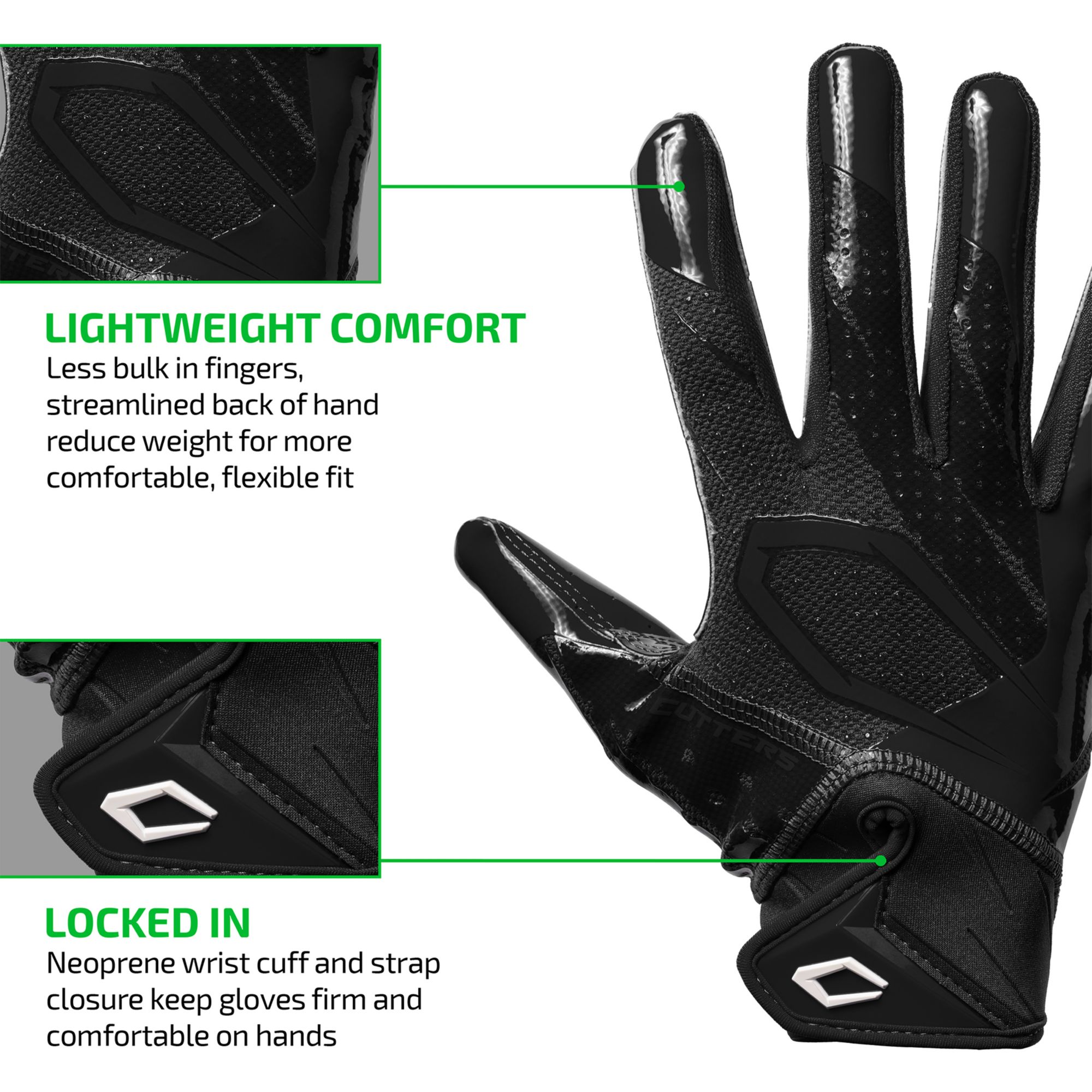 Cutters Adult Rev Pro 7.0 Football Gloves product image
