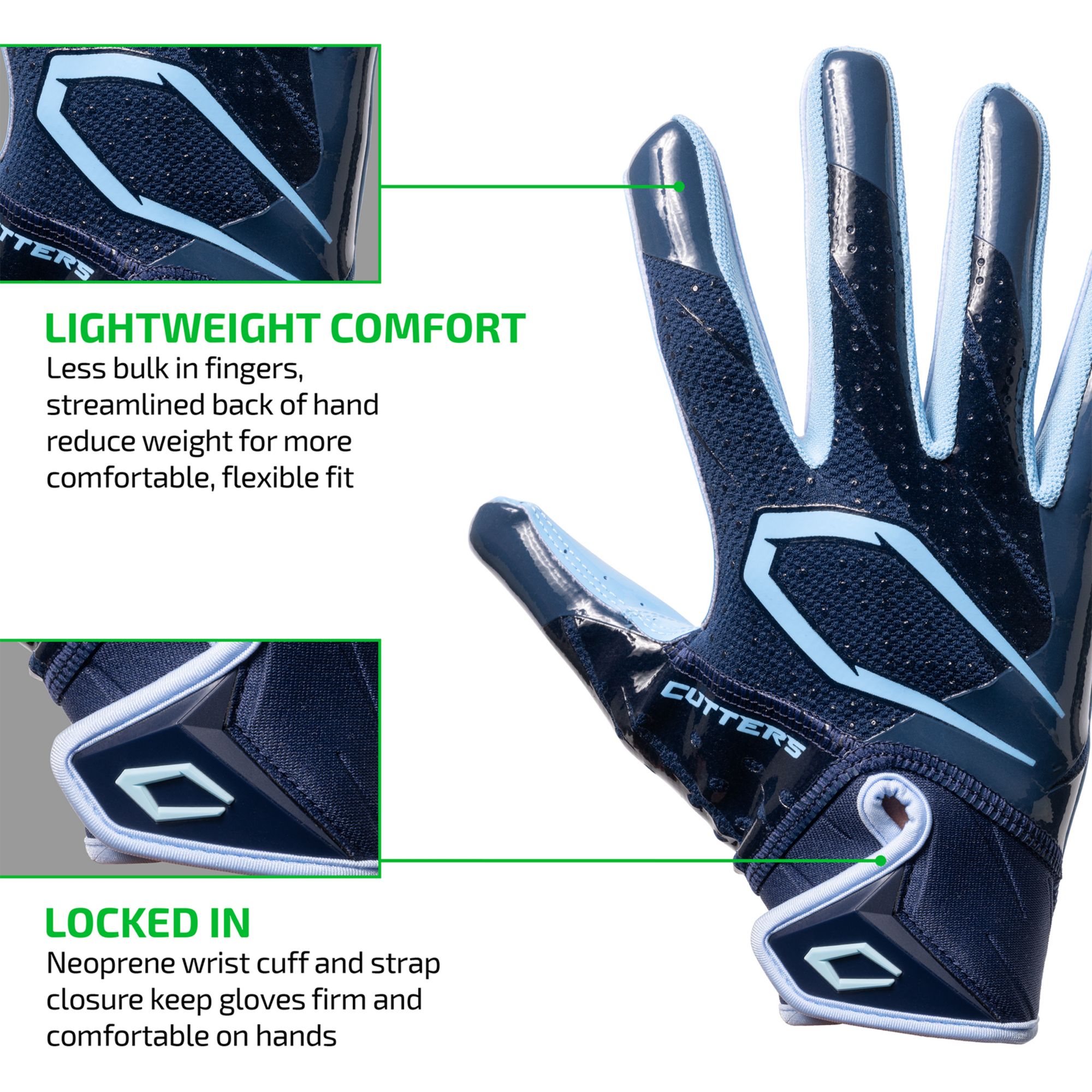 Cutters Rev Pro 7.0 Football Gloves product image