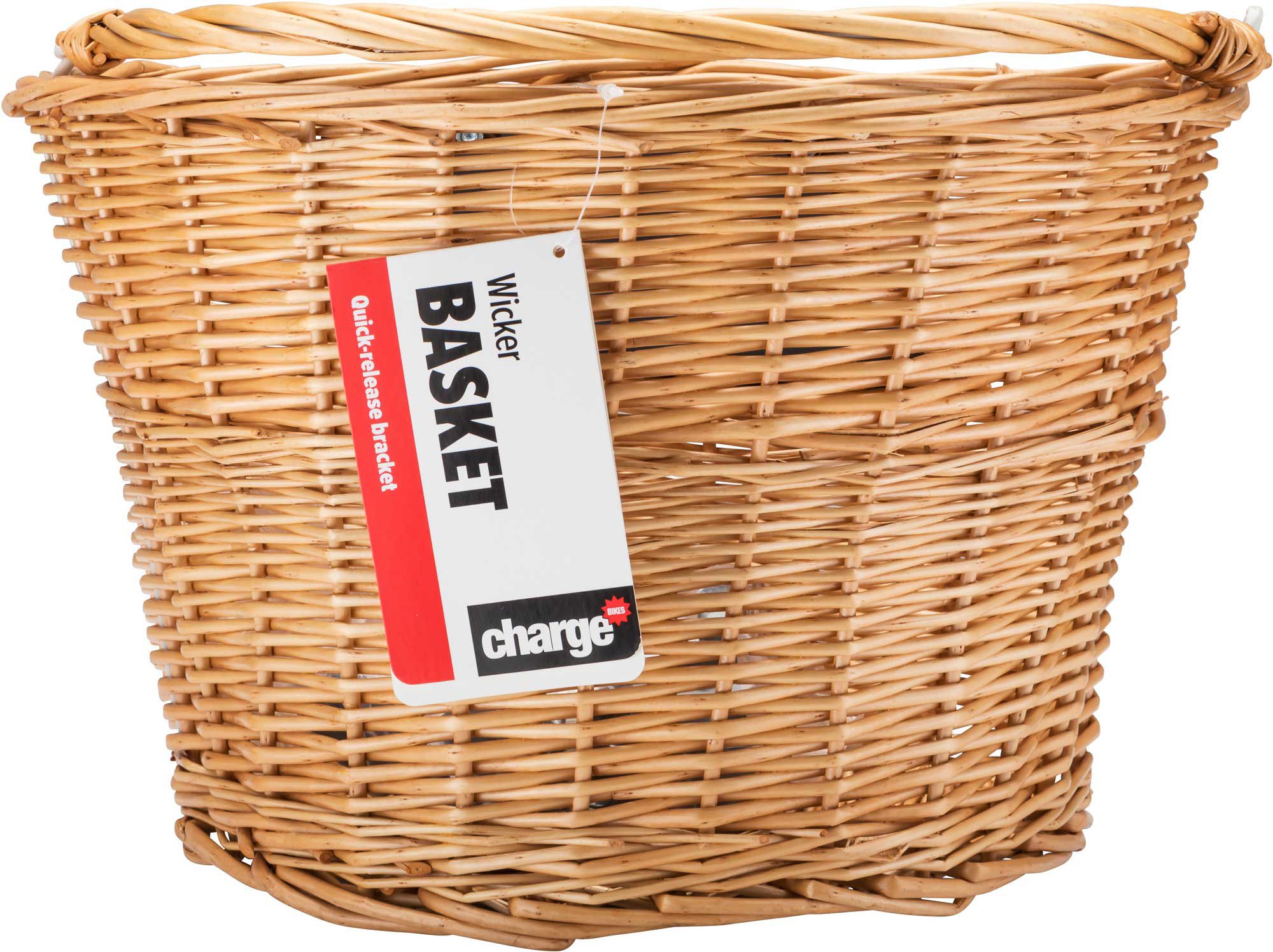 Quick release wicker online bike basket