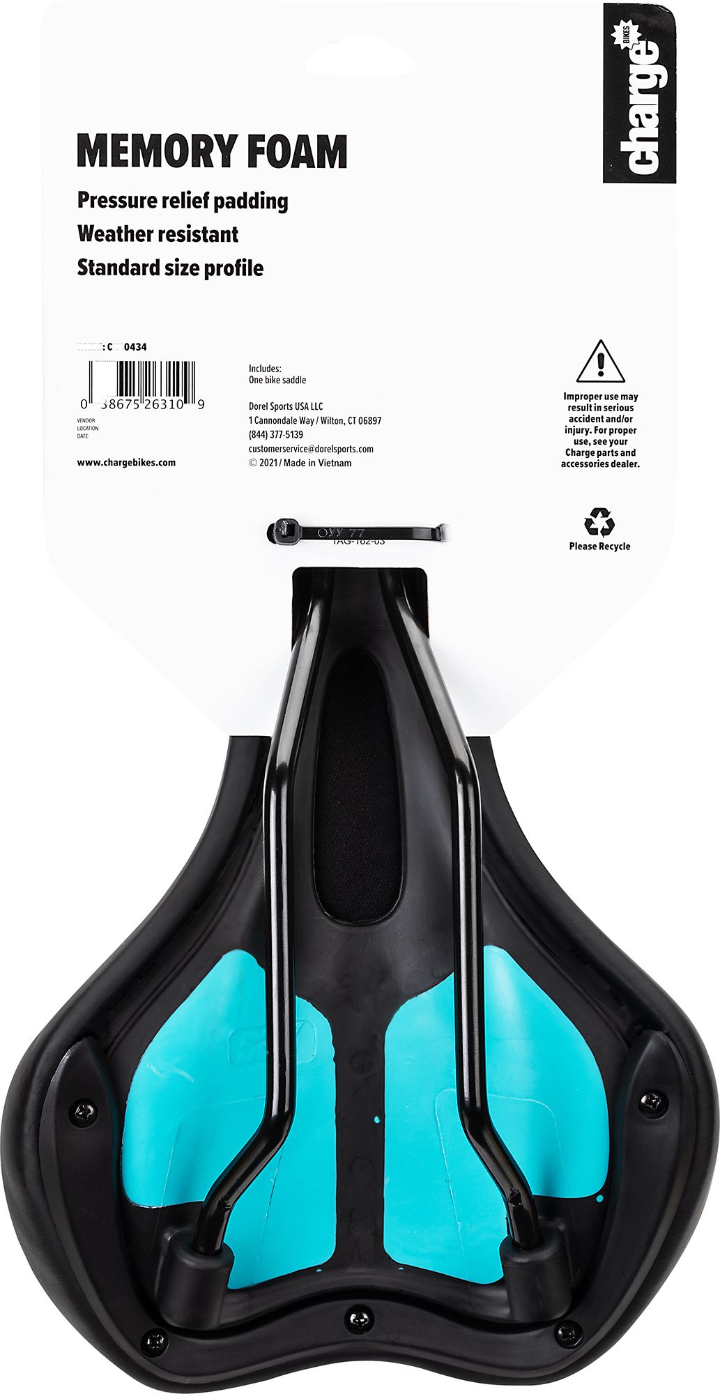 Charge Spoon Comfort+ Bike Saddle product image