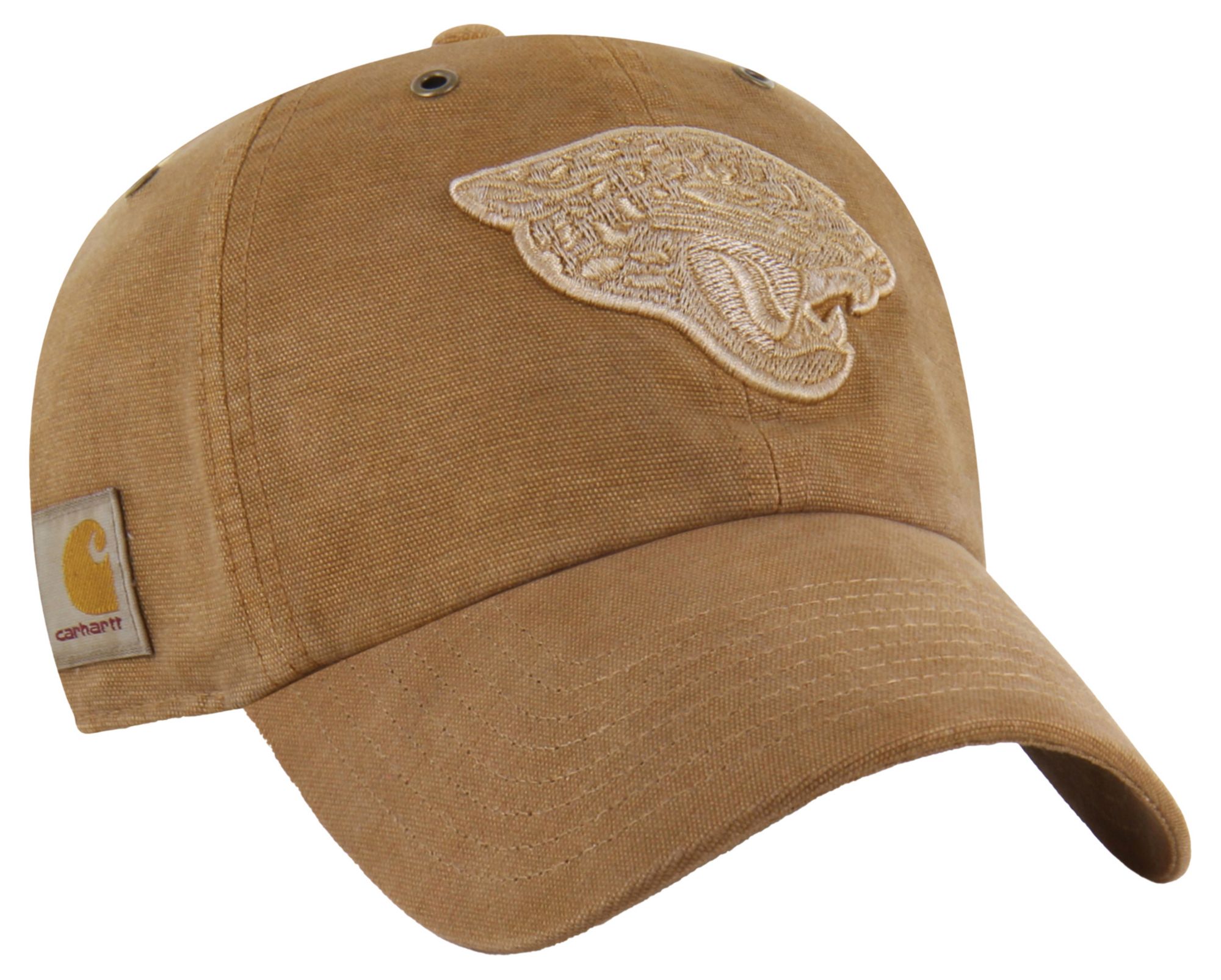 Carhartt x '47 Adult Jacksonville Jaguars Brown Dyed Clean Up Hat