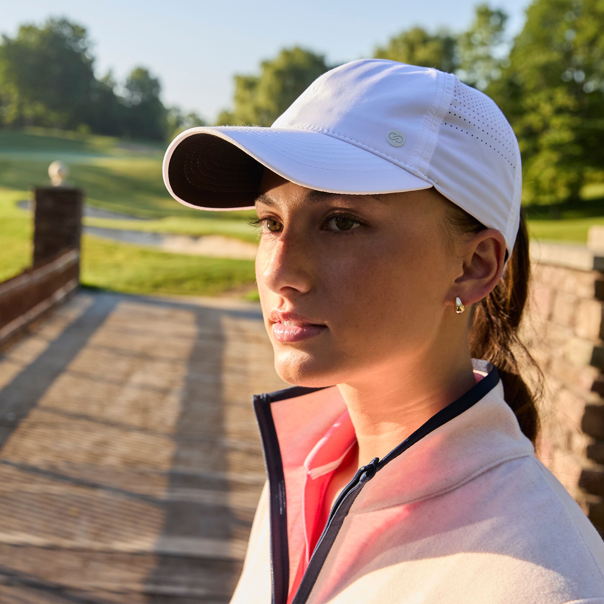 CALIA Women's Golf Perforated Ponytail Hat product image